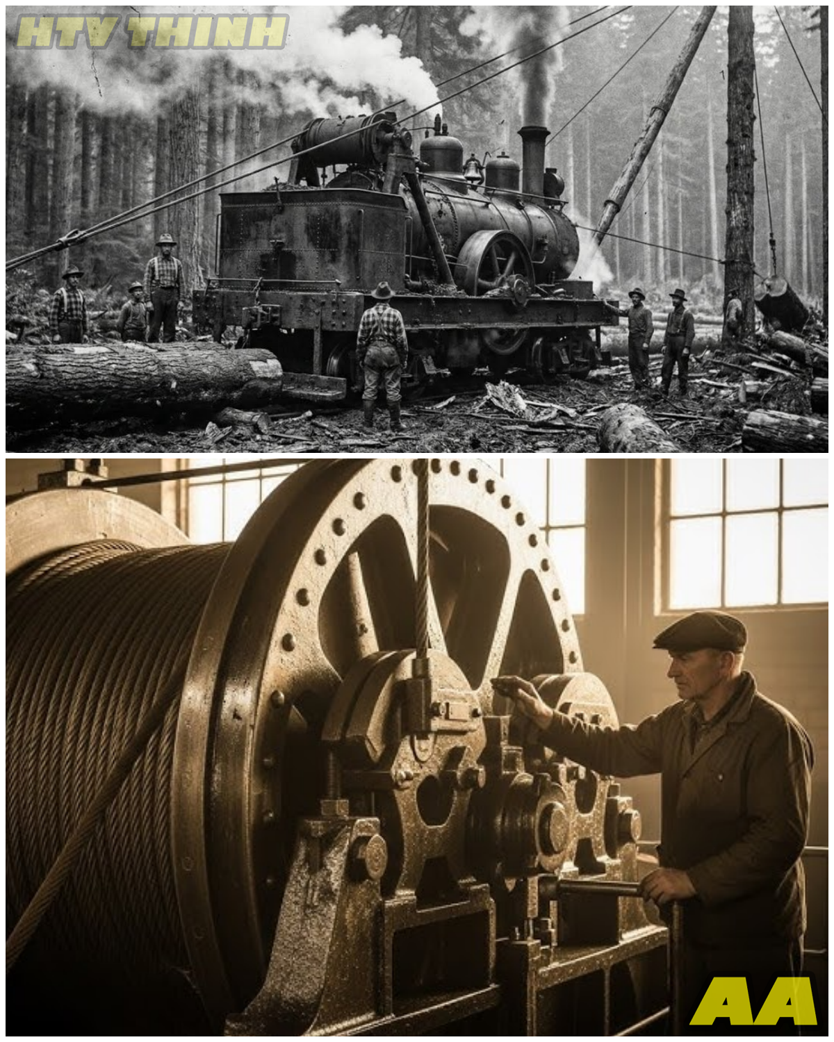😱 The 40-Ton Iron Monster That Devoured America’s Ancient Forests – And The Men Who Risked Everything to Feed It 😱 – HTT
