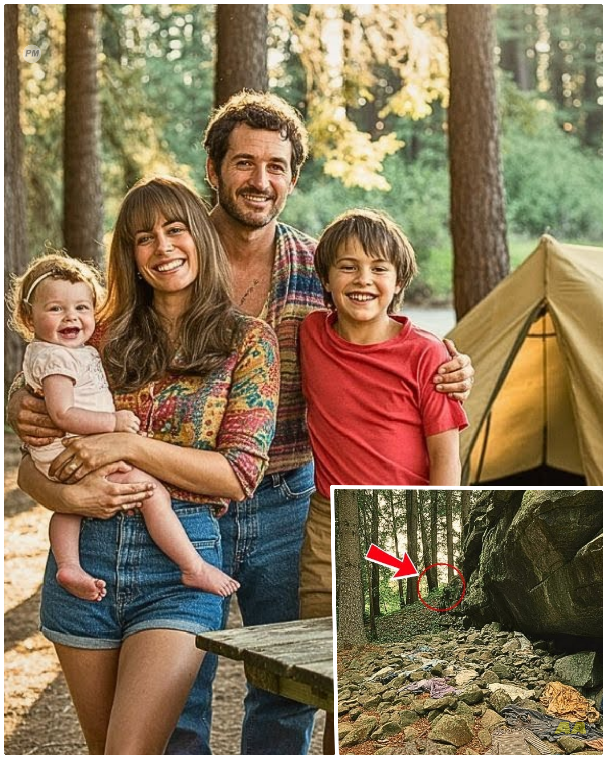 Family Went Missing During Camping Trip, 7 Months Later a Strange Discovery Changes Everything…