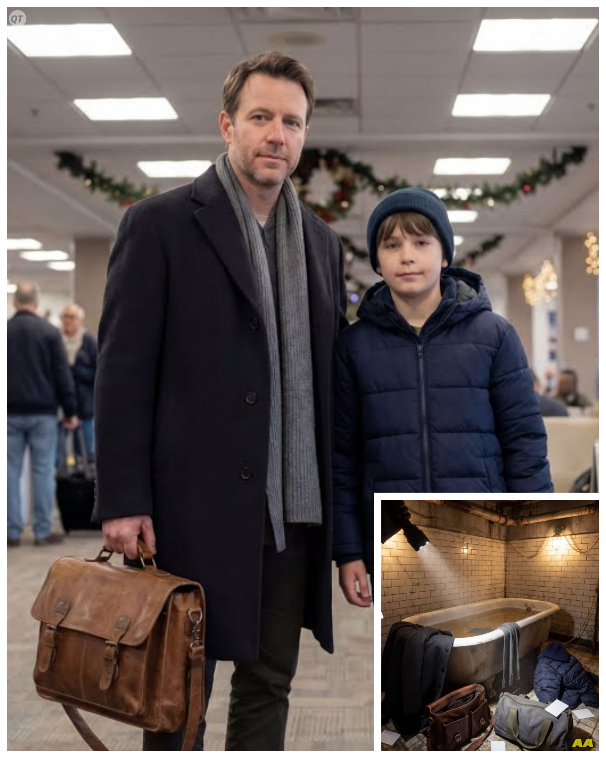 A Father and Son Boarded a Flight on Christmas Eve — 26 Years Later, a Wall Exposed the Truth