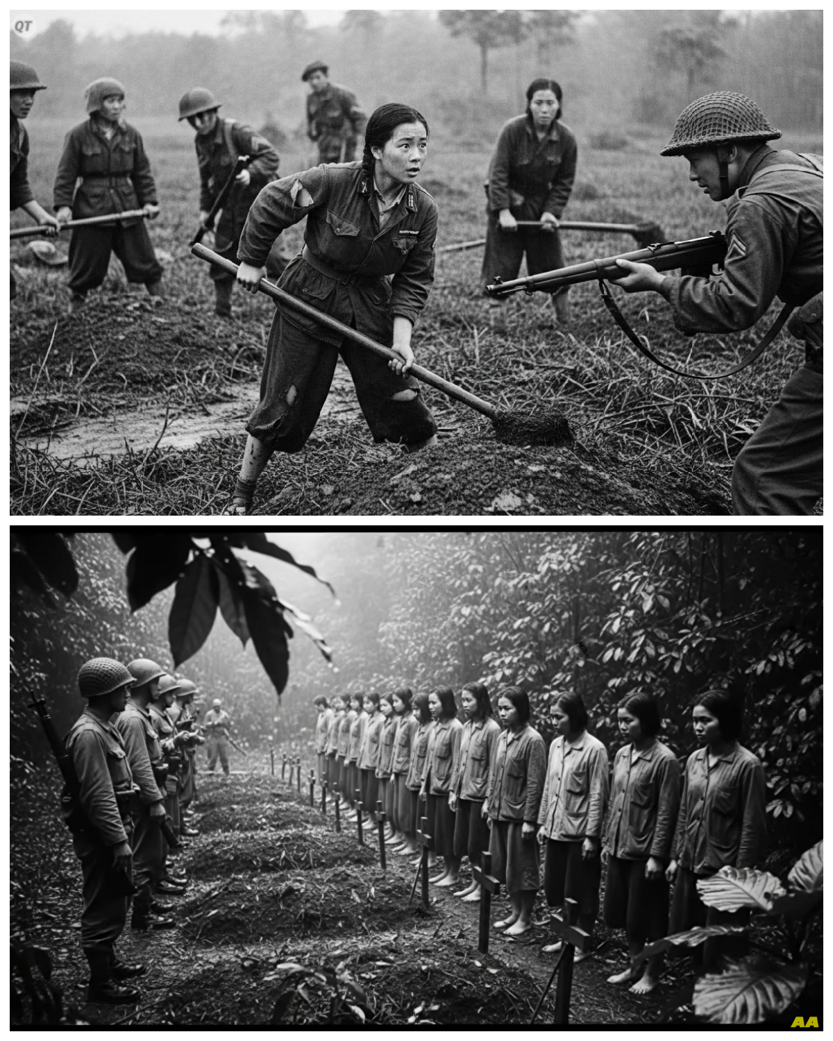 “We Were Forced to Dig Our Own Graves” — What Happened Next Left Japanese Women POWs Frozen