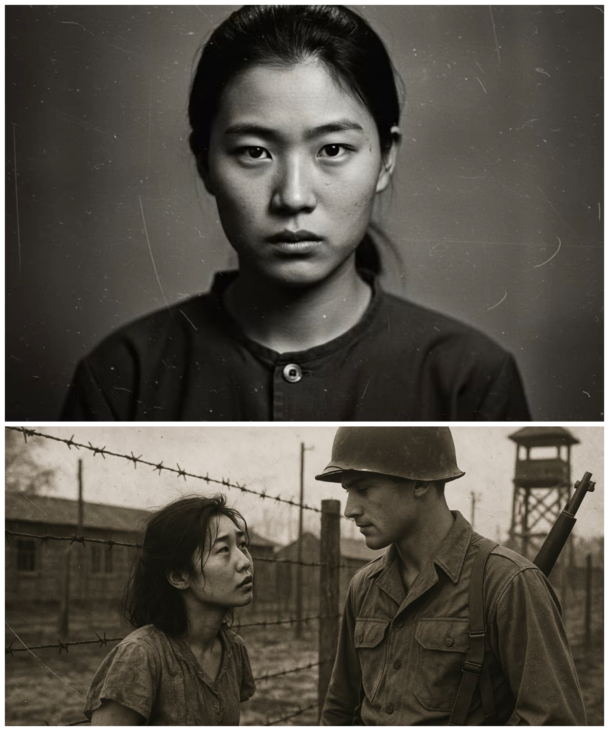 (1945) Japanese Female POW Fell in Love With the American Soldier Guarding Her Camp