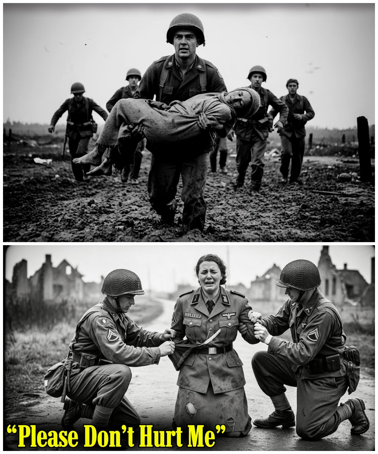 A German Woman Trembled in Fear—What a U.S.Soldier Discovered Changed Everything