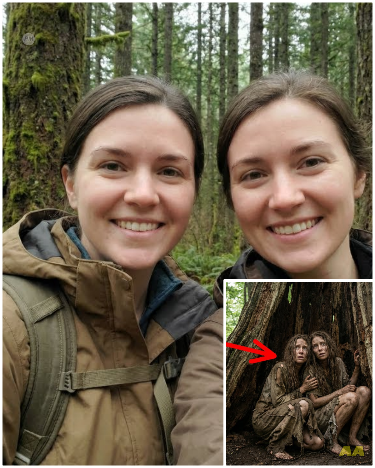 Two Sisters Vanished In Oregon – Found Hiding 4 Months Later Found Inside TREE’S Hollow, Whispering
