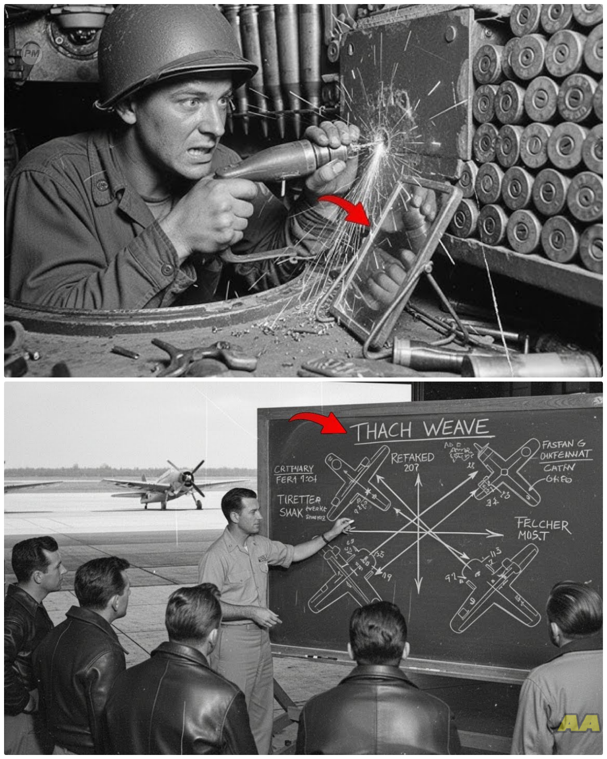 How One Commander’s “Matchstick” Trick Made 4 Wildcats Destroy Zeros They Couldn’t Outfly
