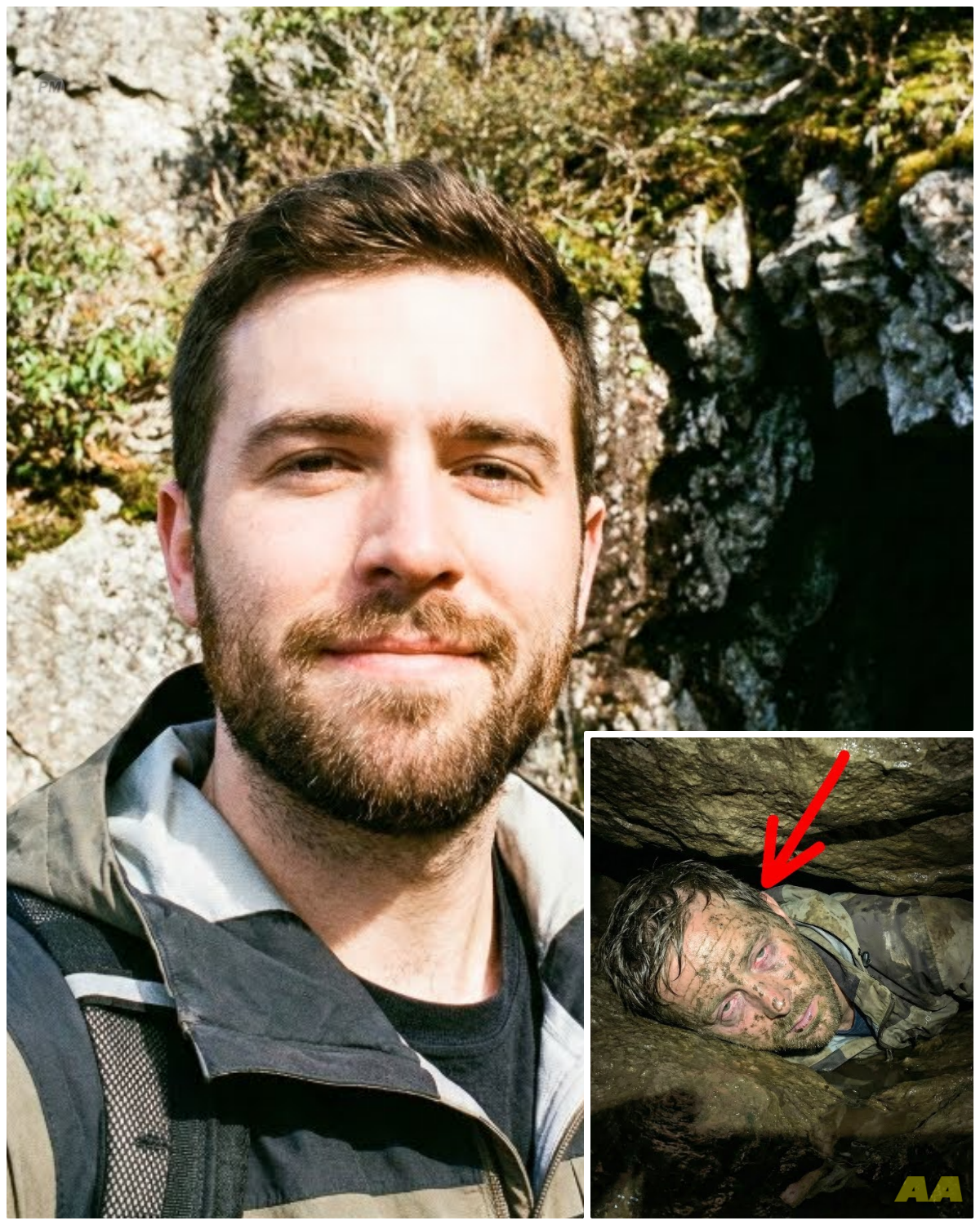 Hiker Vanished in Smoky Mountain – Found Stuck 2 Weeks Later In a Narrow Cave Tunnel…