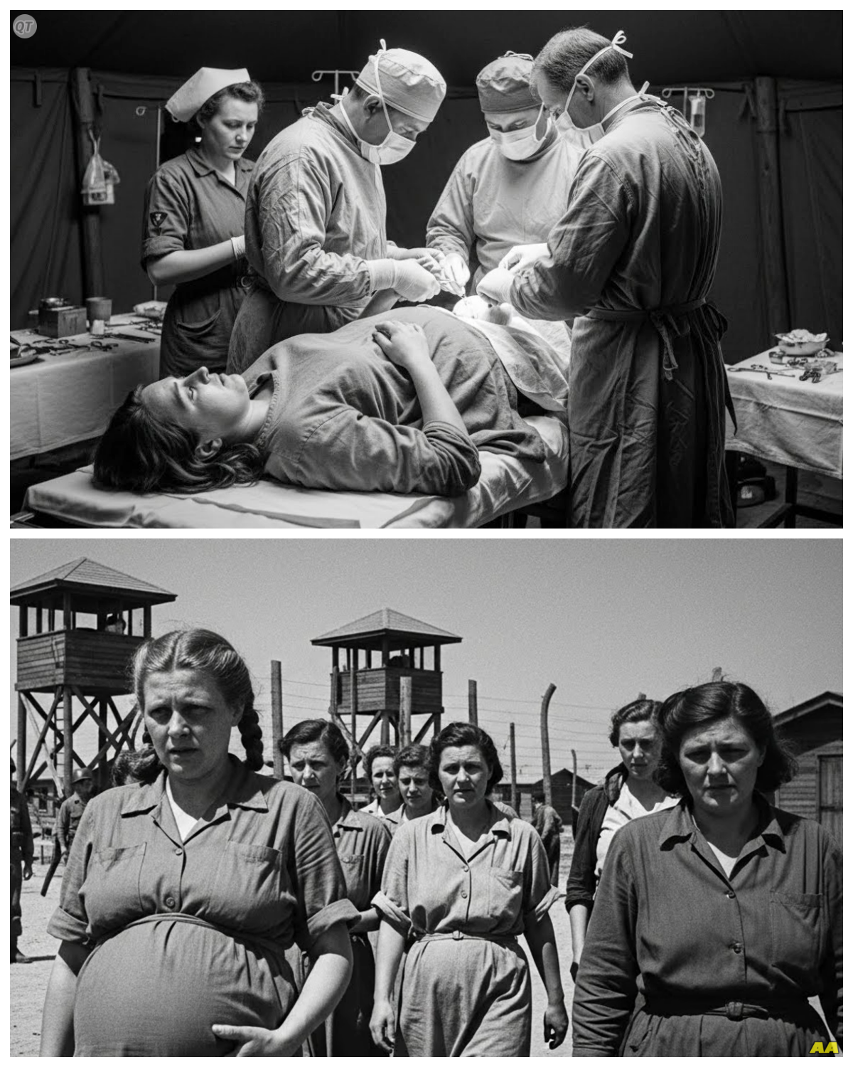 “My Baby Is Dead Inside Me” — Pregnant German POW Shocked When American Surgeon Saved Both Lives