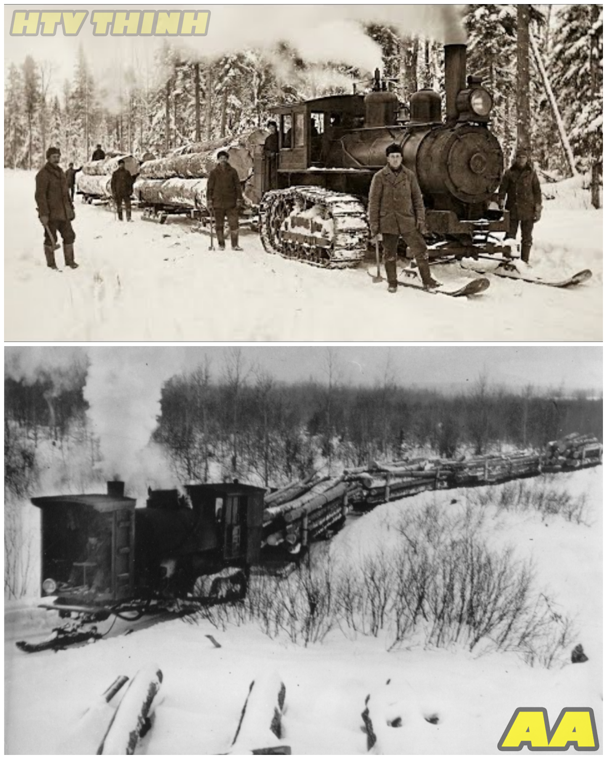 😱 The 20-Ton Iron beast That Hauled America’s Timber In Snow 😱 – HTT