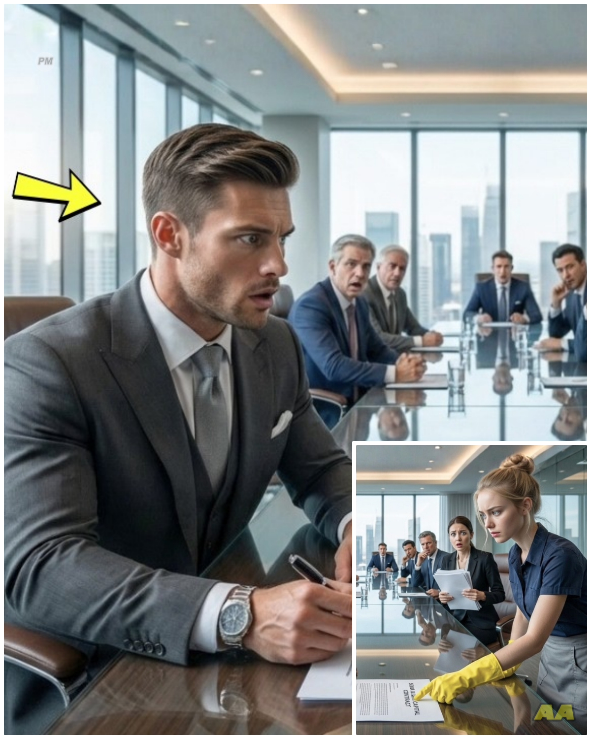 “This is Wrong.” A Poor Cleaning Lady Noticed the Millionaire,She Saved Him $500M Without Knowing It