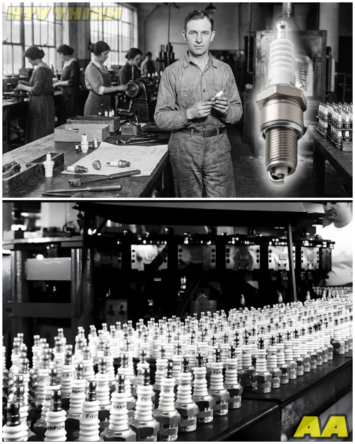 😱 America Had No Spark Plugs in 1917 – So Champion Built Ceramic Cores That Survived 2,000°F 😱 – HTT