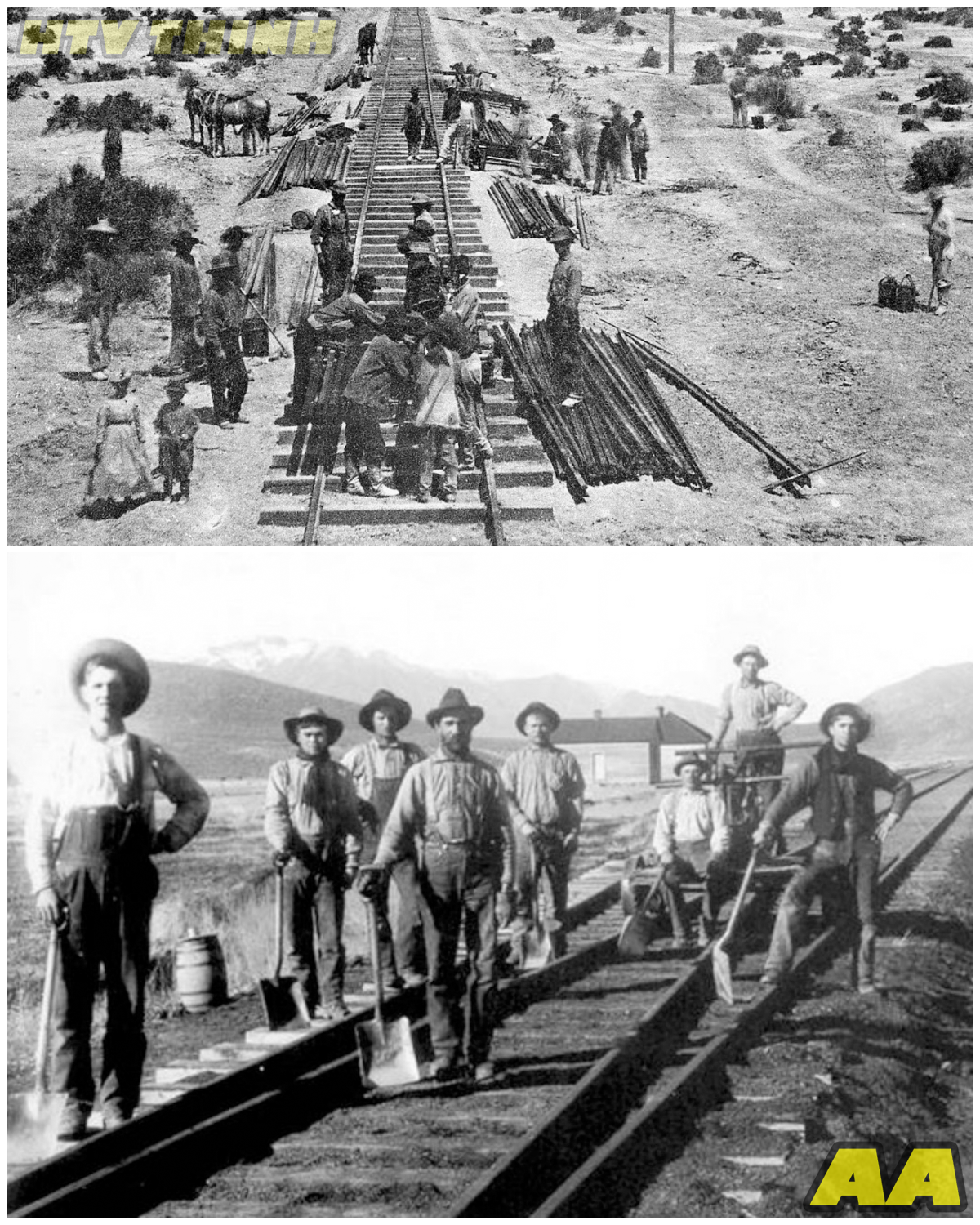 😱 How America Built 1,000 Miles of Railroad Through Mountains Before Bulldozers 😱 – HTT