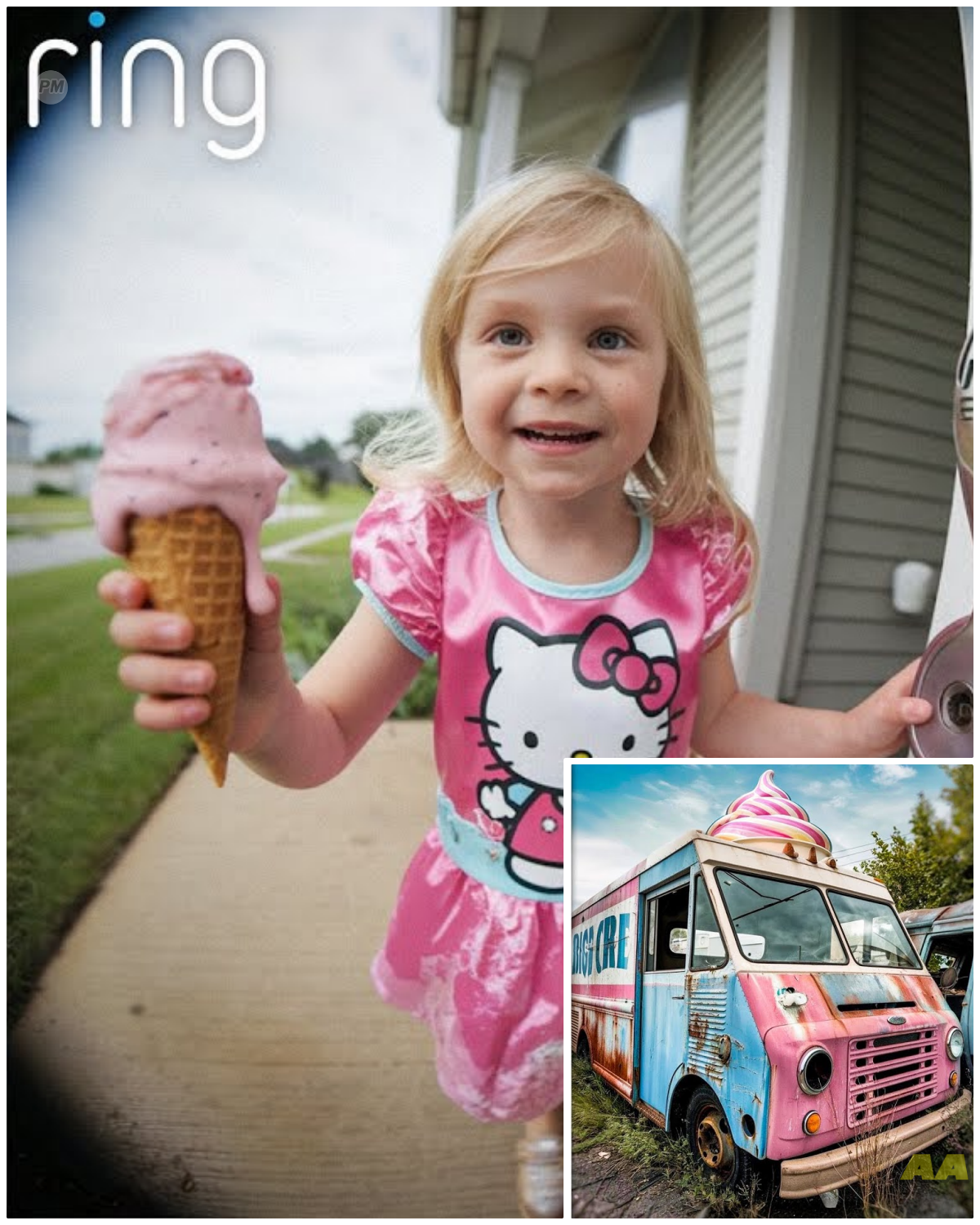 Girl Last Seen on Camera With Ice Cream Before Vanishing, 6 Years Later Dad Spots Old Truck…