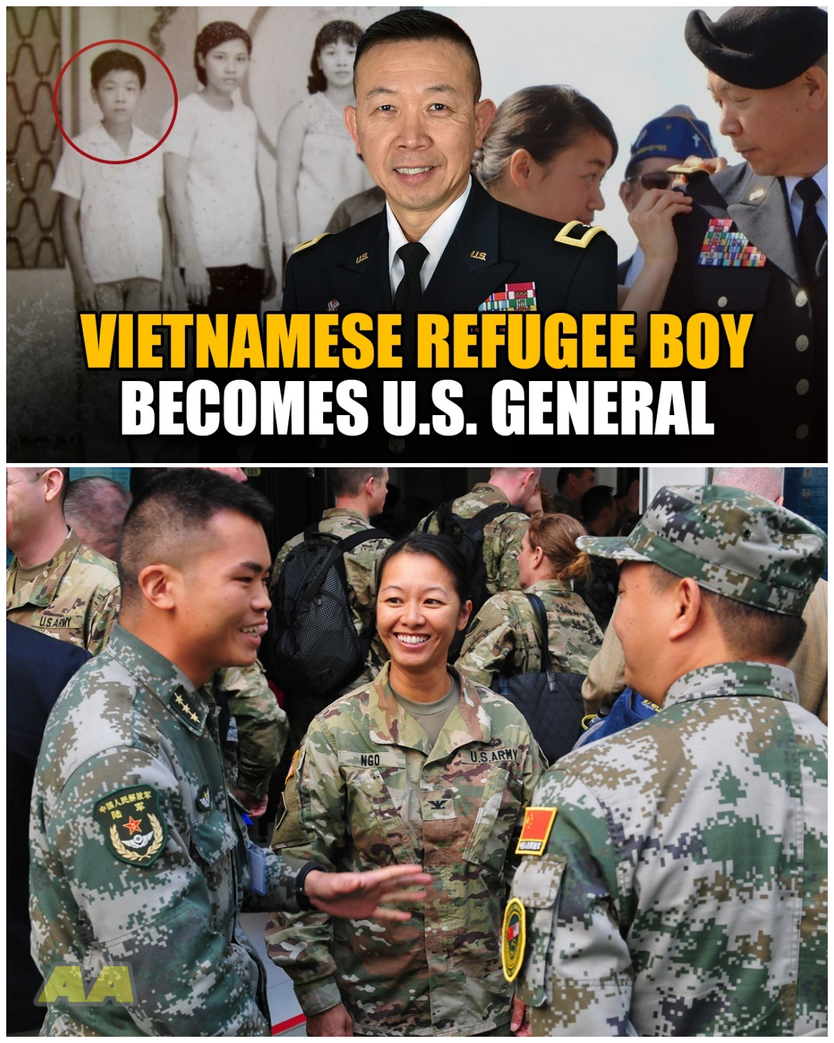 From a Vietnamese Refugee to a U.S. Army General