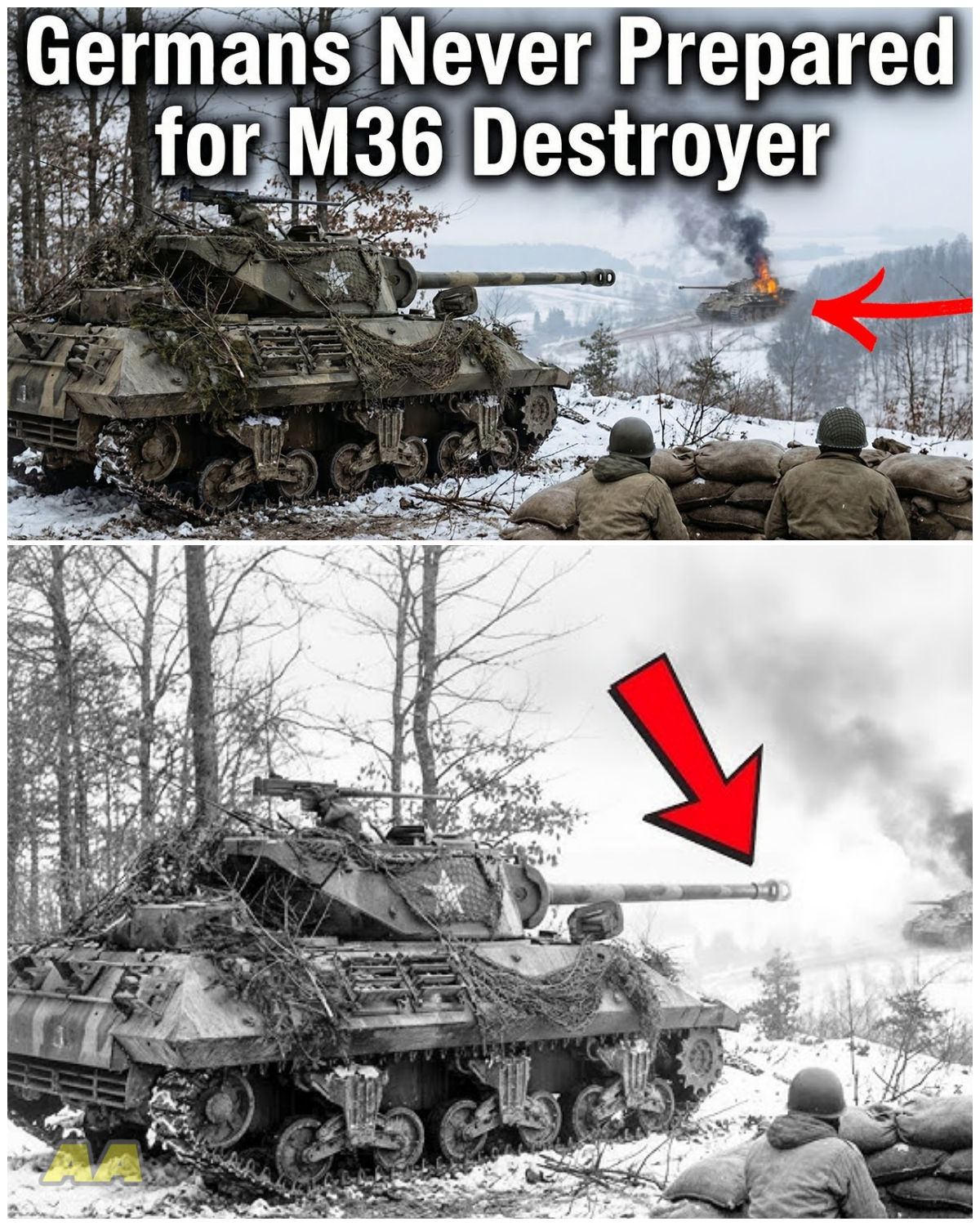 The Germans Never Prepared for This! A Hidden American 90mm Gun Struck From 3,000 Yards Away