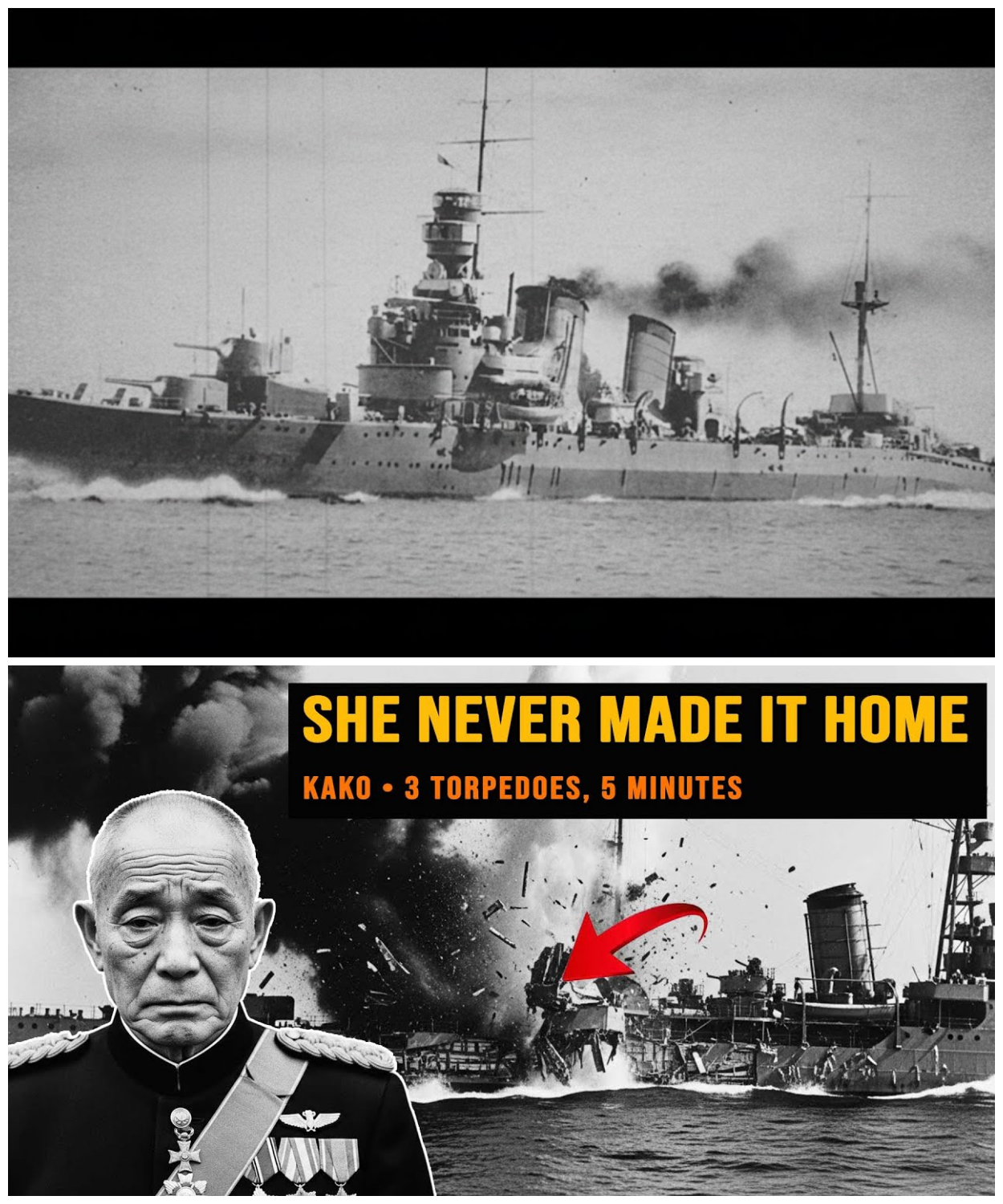 The Japanese Thought Kako Was Safe After Savo — Until Three Torpedoes Dropped Her in Five Minutes