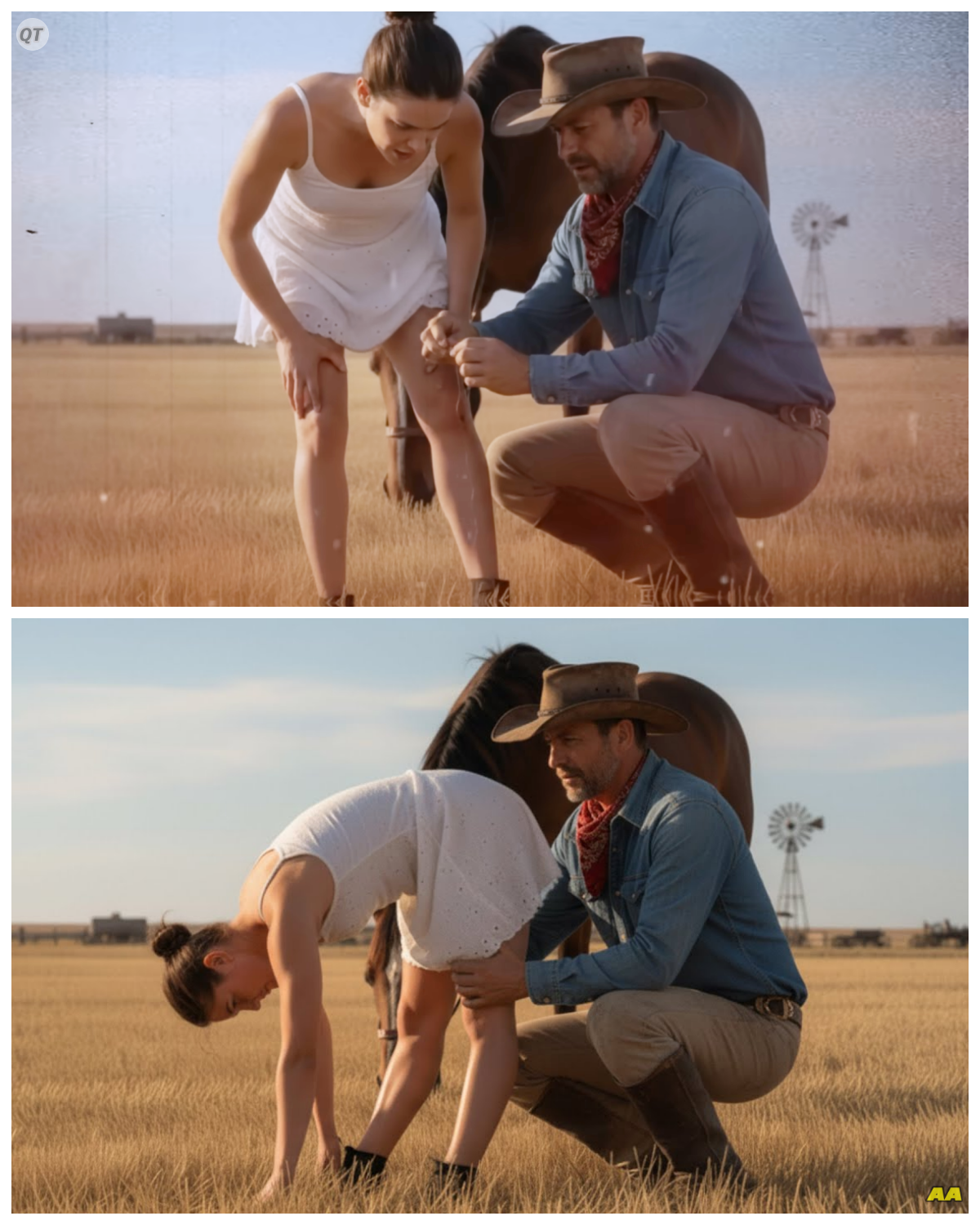 “Easy... This Is My First Time” — The Rancher Slipped It In... And Whispered, “It’ll Be Over Quick.