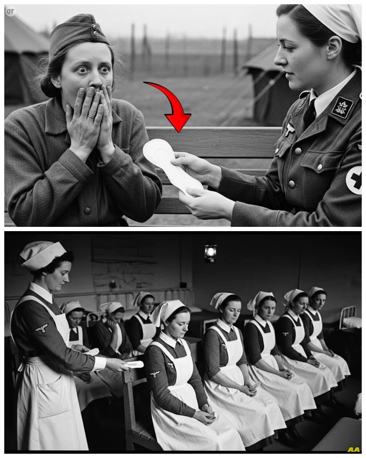 “Is This Some Kind of Bandage?” German Women POWs’ Stunned by Sanitary Pads for the First Time