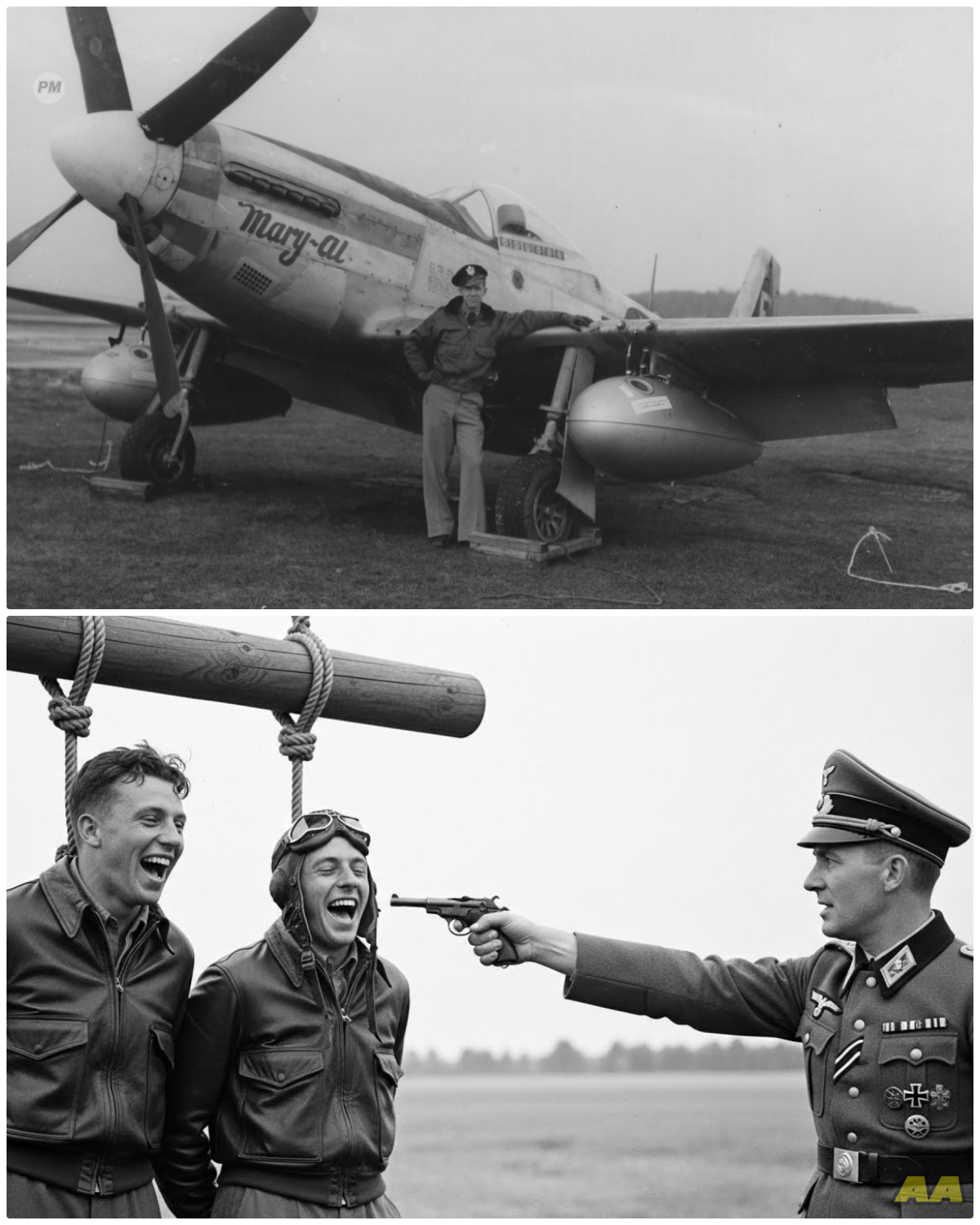 Germans Captured 2 American Pilots — They Squeezed Into a 1-Seat P-51 and Flew Home Together