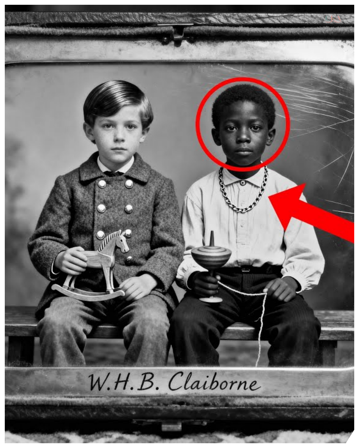 This 1854 Daguerreotype Looks Charming Until You Notice the Boy’s Chain