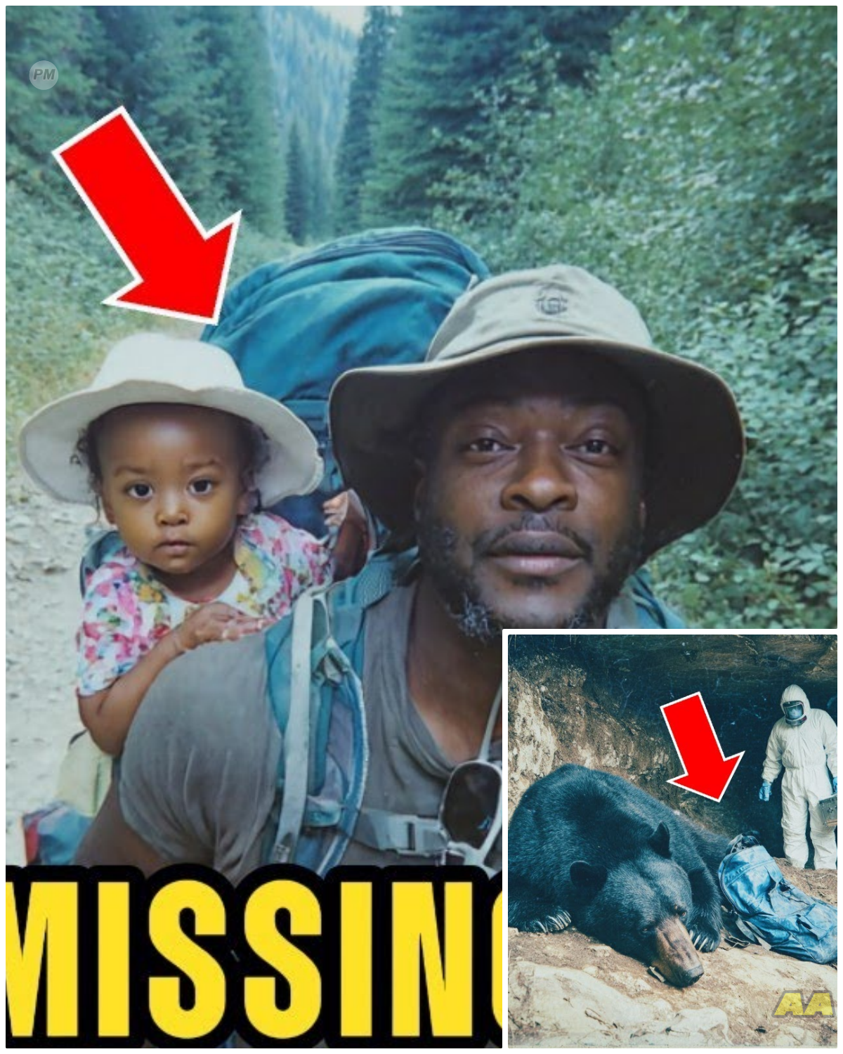 “Father and Daughter Vanished in the Wilderness — 5 Years Later, Hikers Make a Bone-Chilling Discovery in a Bear’s Den”