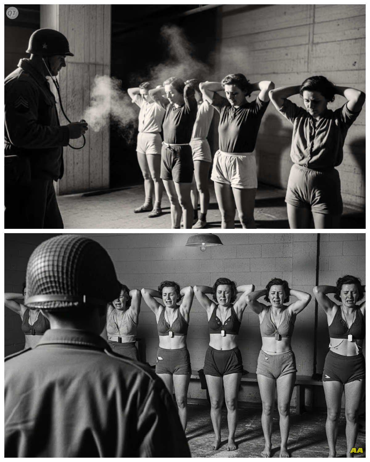 “Stand Naked & Hands Behind Your Head” — What the Guards Did Next Left German Women POWs Powerless