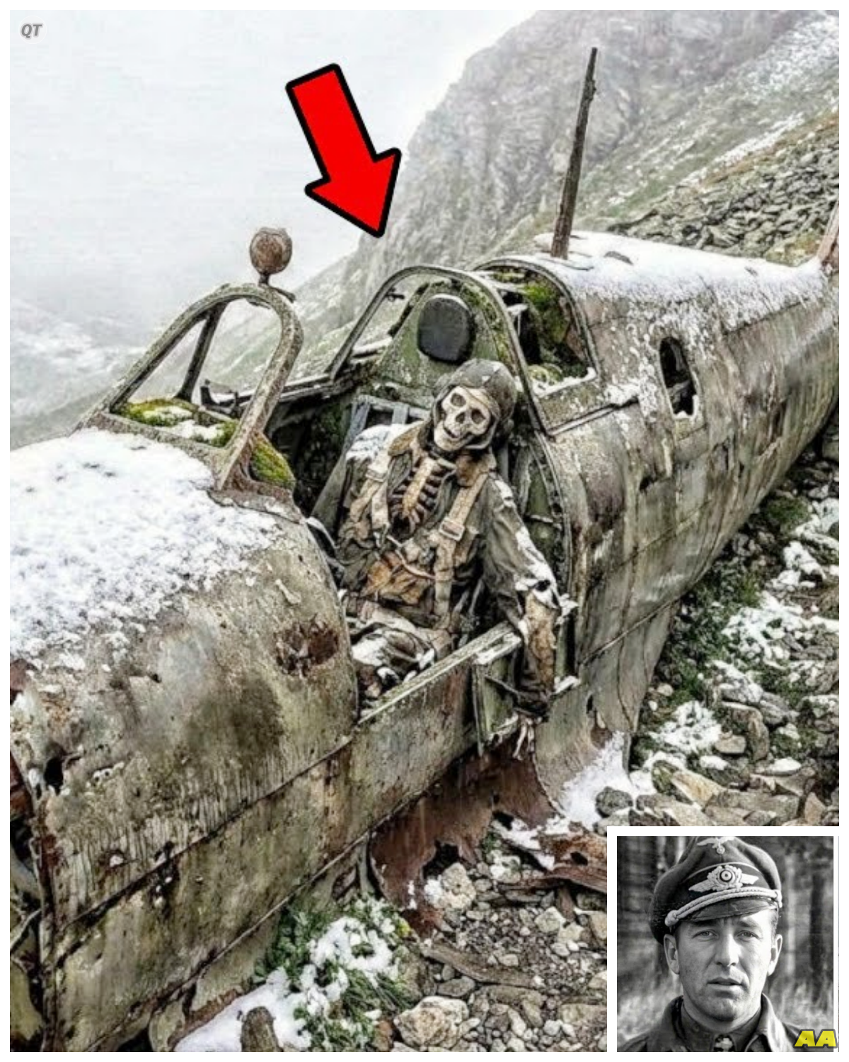 German Pilot Vanished in 1945 — 80 Years Later, His Crashed Aircraft Was Discovered Deep in the Alps