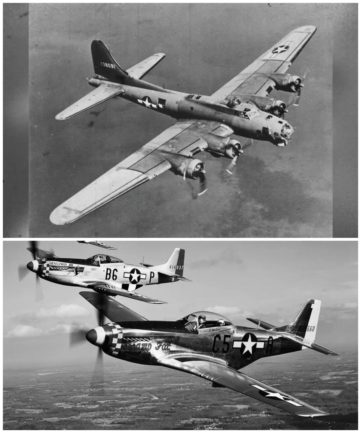 GERMAN PILOTS STOPPED LAUGHING WHEN P-51 MUSTANGS ESCORTED BOMBERS TO BERLIN