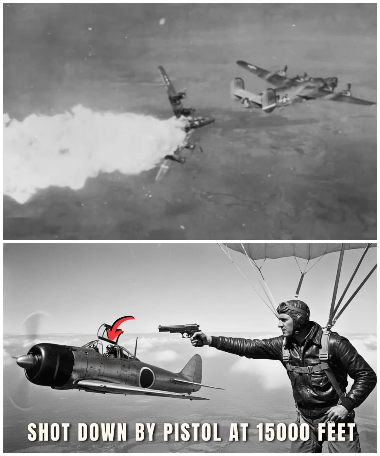 When This B-24 Liberator Pilot Shot Down a Japanese Plane — With His Pistol at 15,000 Feet