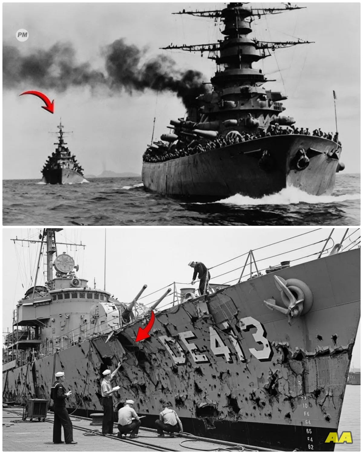When Yamato Attacked This TINY Ship — What 4 Sailors Did Shocked the Entire Japanese Fleet