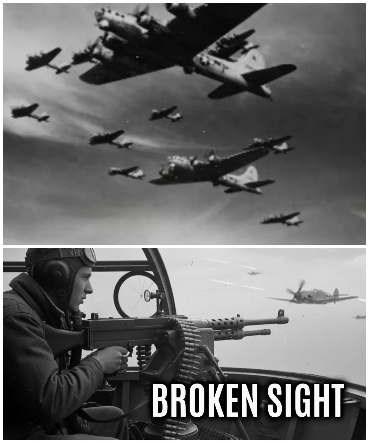 How a Teenage Gunner’s Broken Sight Actually Helped Him Shoot Down 6 Messerschmitts