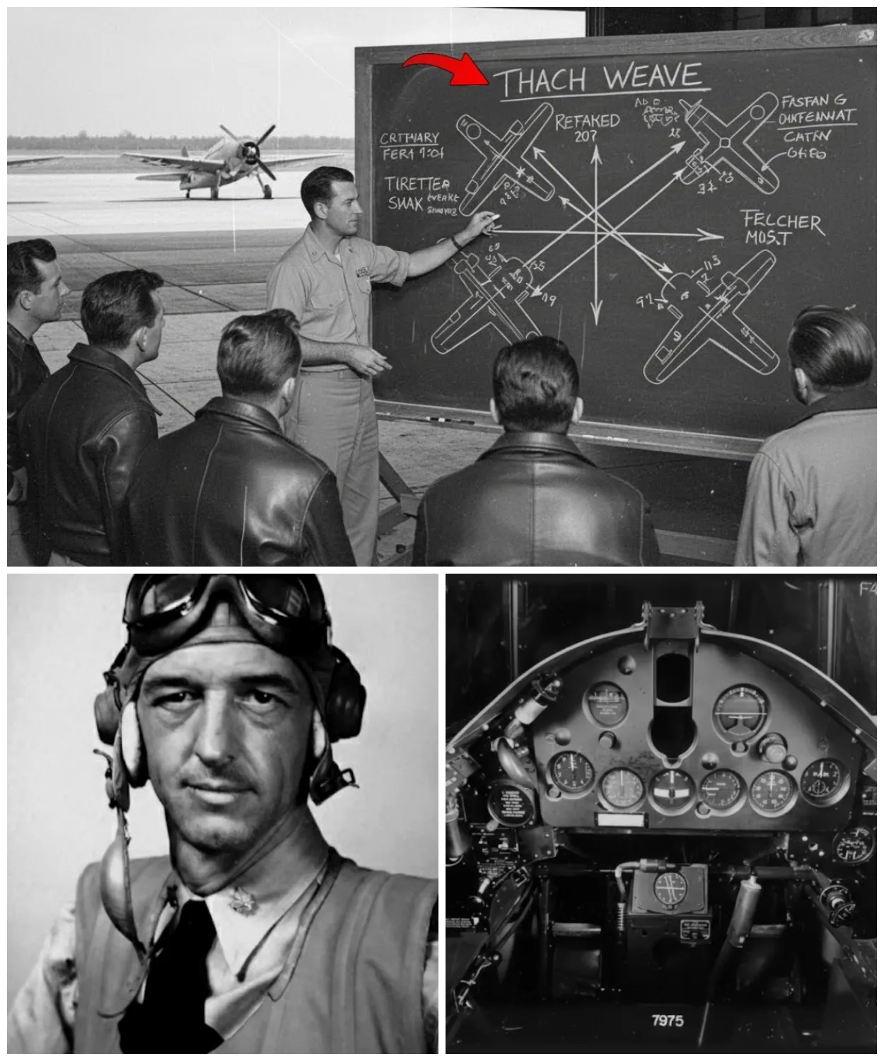 How One Commander’s “Matchstick” Trick Made 4 Wildcats Destroy Zeros They Couldn’t Outfly