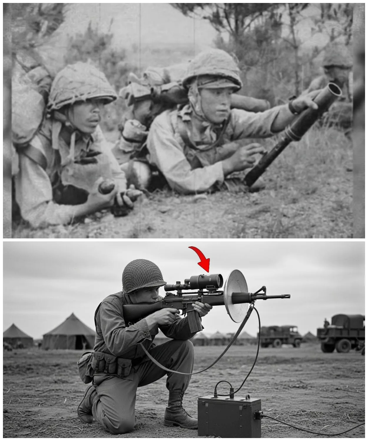 When They Put a “Ray Gun” Scope on an M1 Carbine — Japanese Couldn’t Hide at Night