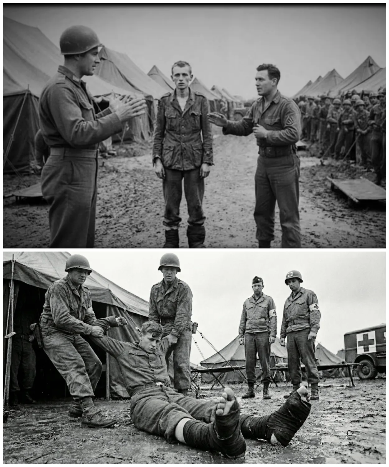 A 19-Year-Old German POW Boy Arrived At U.S Camp With Necrotic Feet – Medical Exam HORRIFIED All