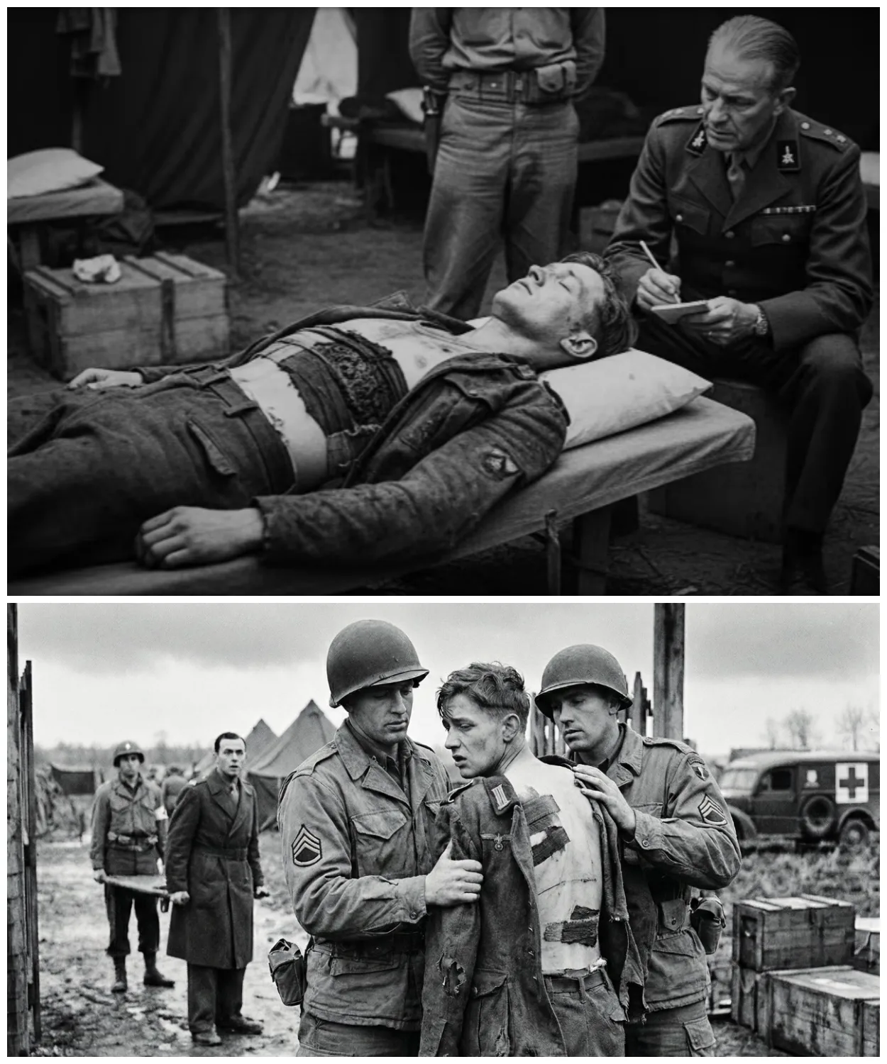 A 18-Year-Old German POW Boy Arrived At U.S Camp With 4 Infected Back Wounds – Doctors STUNNED