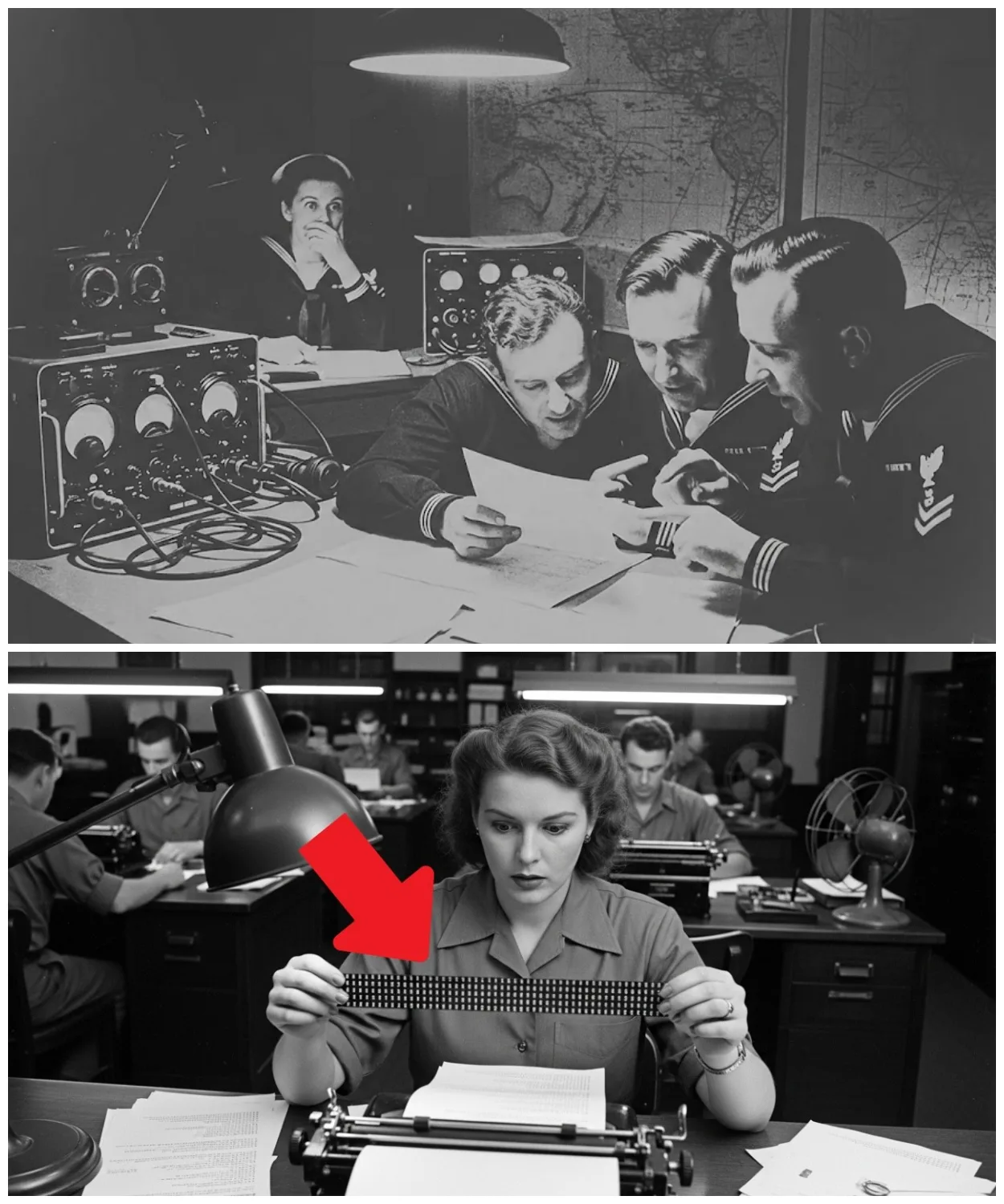 How One Woman’s Torn Typewriter Ribbon Saved 3,000 Lives and Sank 4 Japanese Carriers in 5 Hours