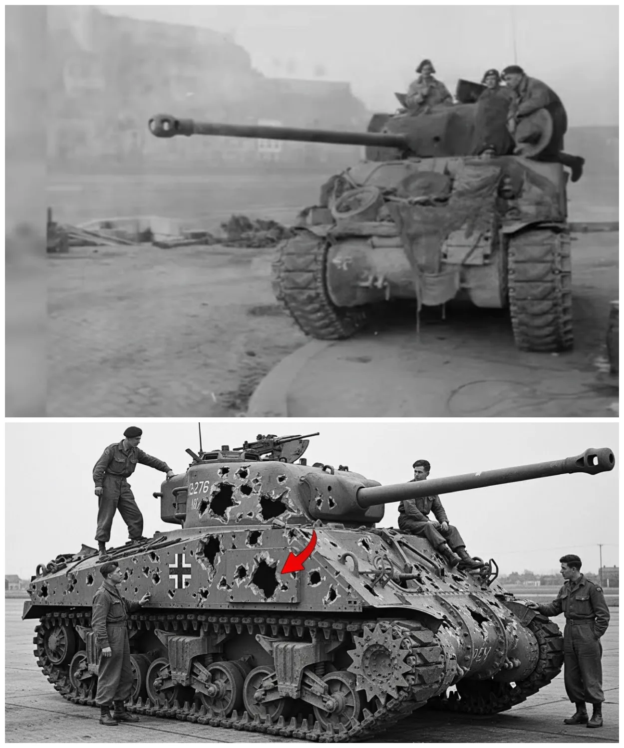 When 5 German Panthers Attacked — This Sherman Gunner’s 5 Shots Destroyed Them All