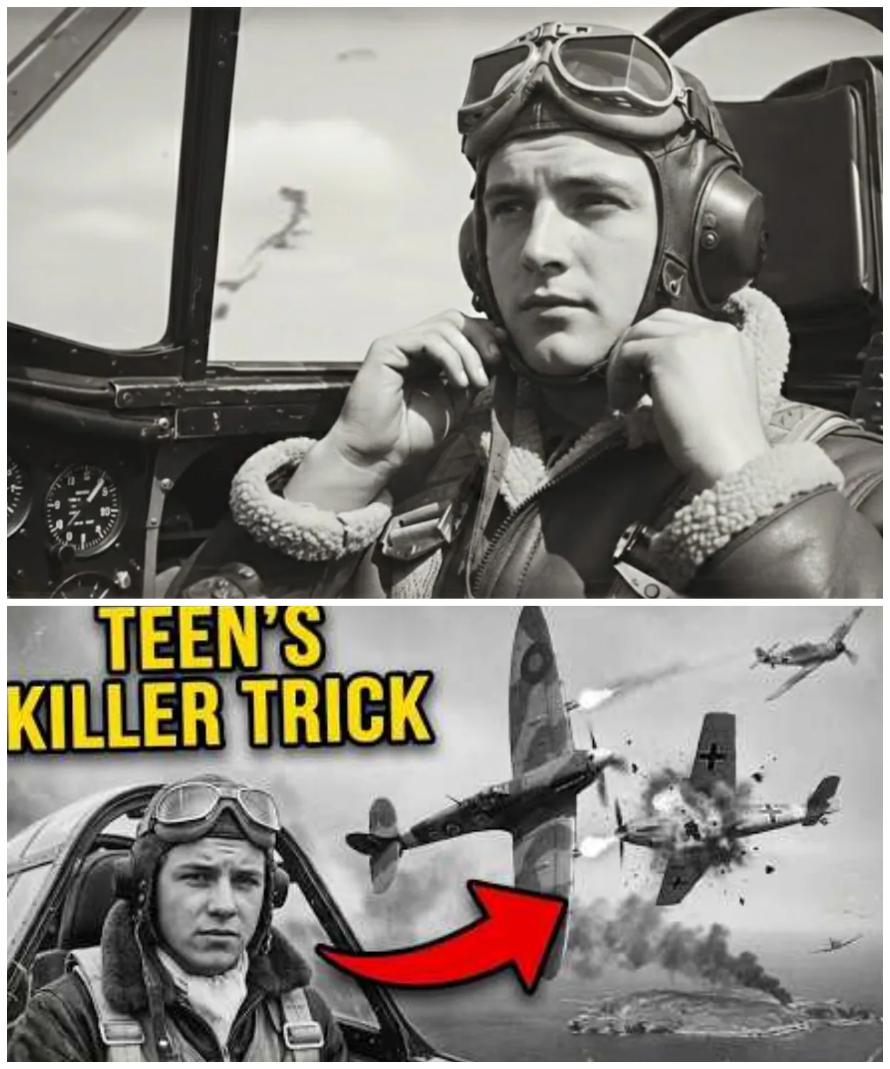 He Was Just 19 — Until He Outsmarted Germany’s Best Fighter Aces in a Single Dogfight