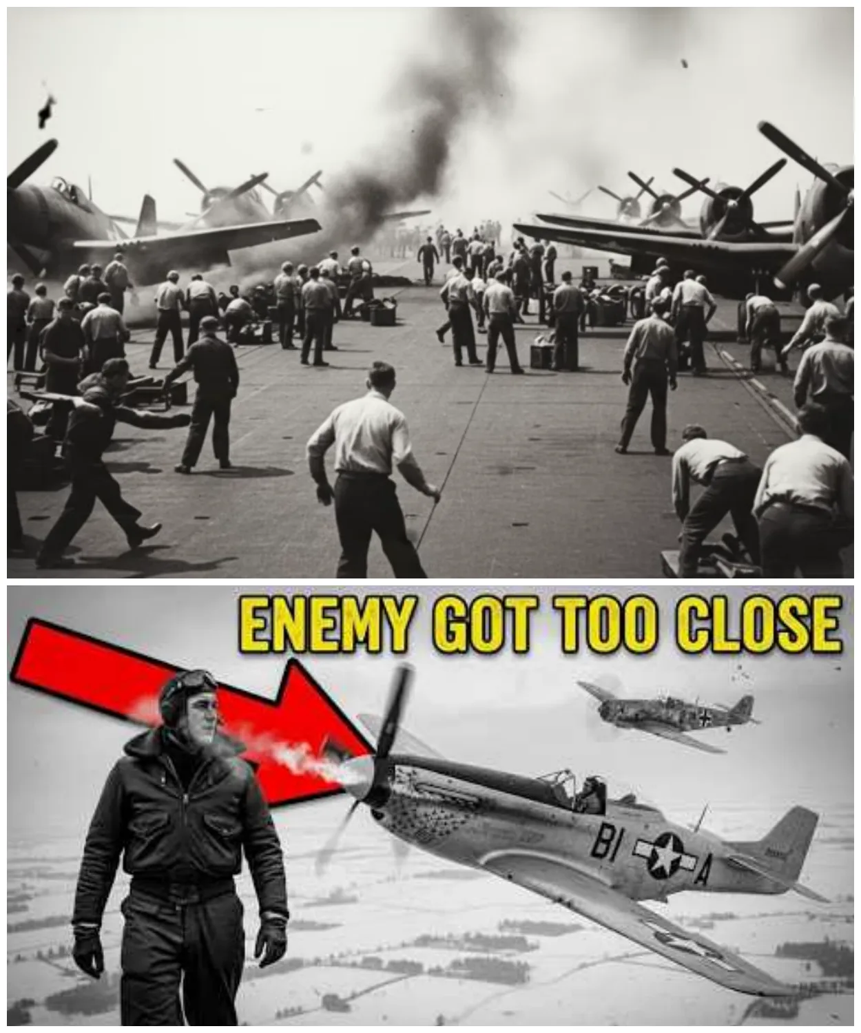 They Hit His Engine — So He Let the Enemy Get Too Close