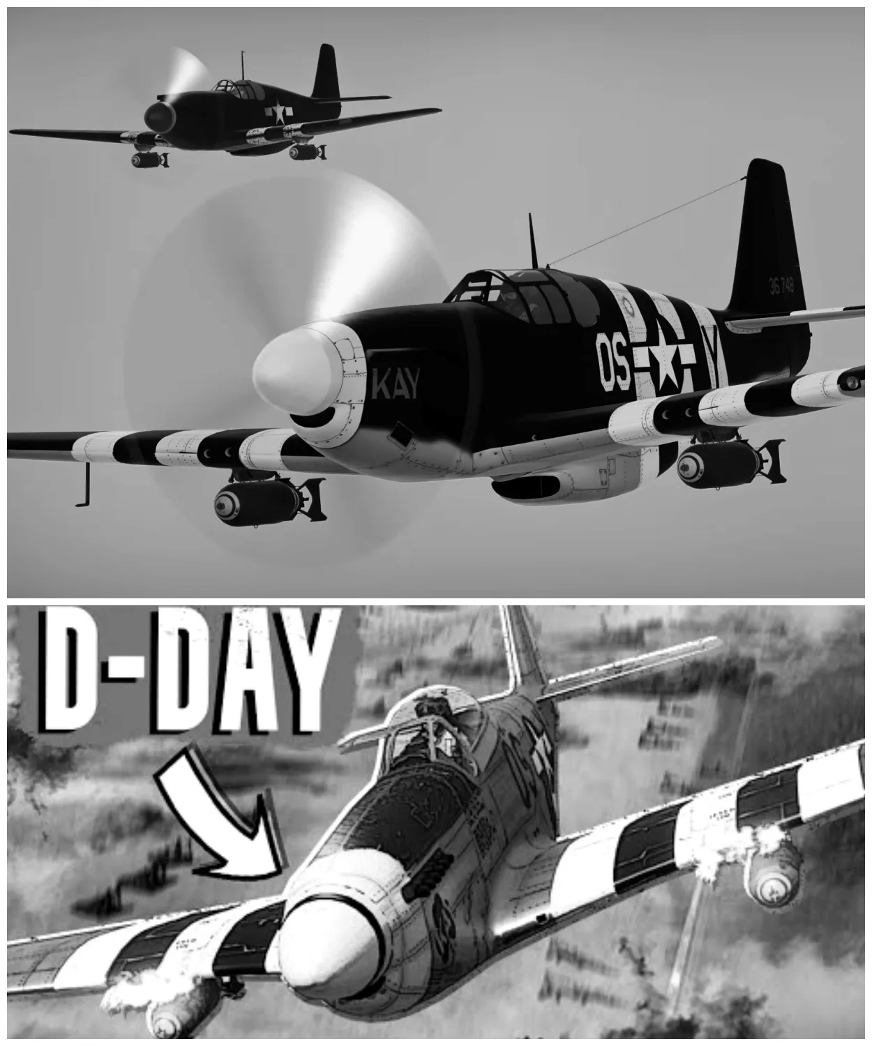 D-Day From the Perspective of a P-51 Mustang Pilot