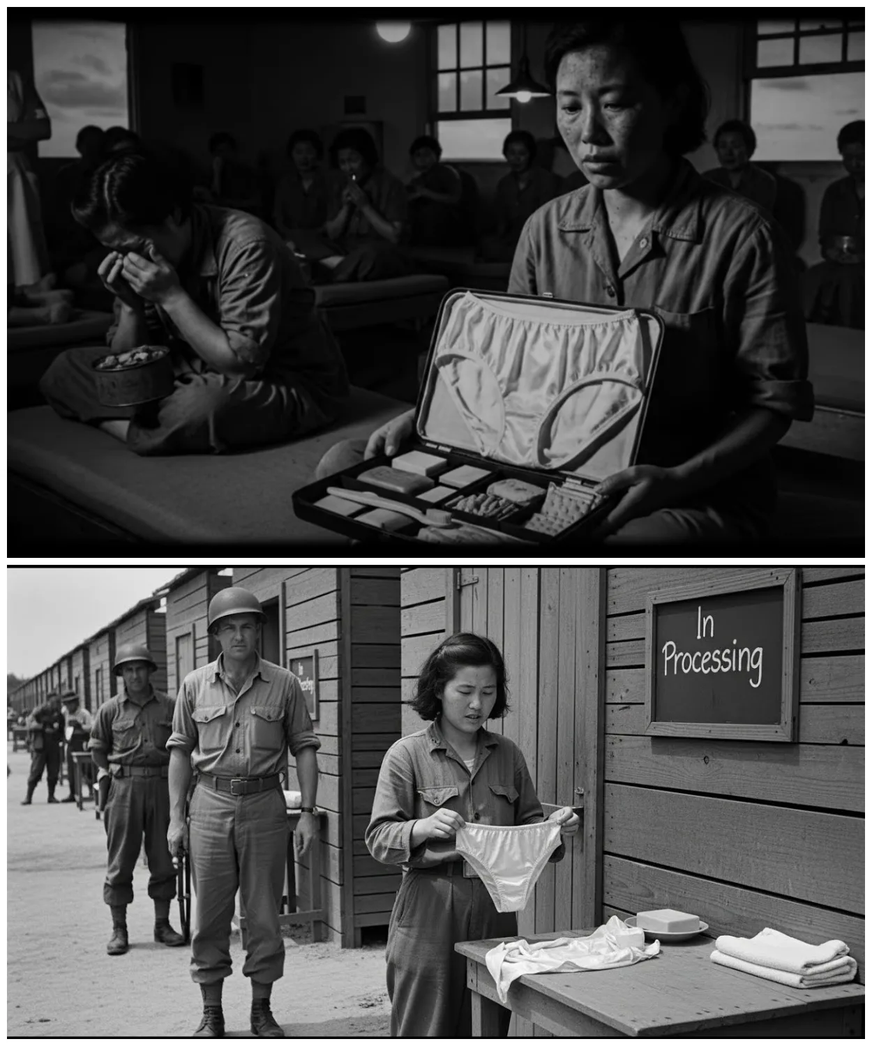 Japanese Women POWs Couldn’t Believe When Americans Gave Them Silk Underwear