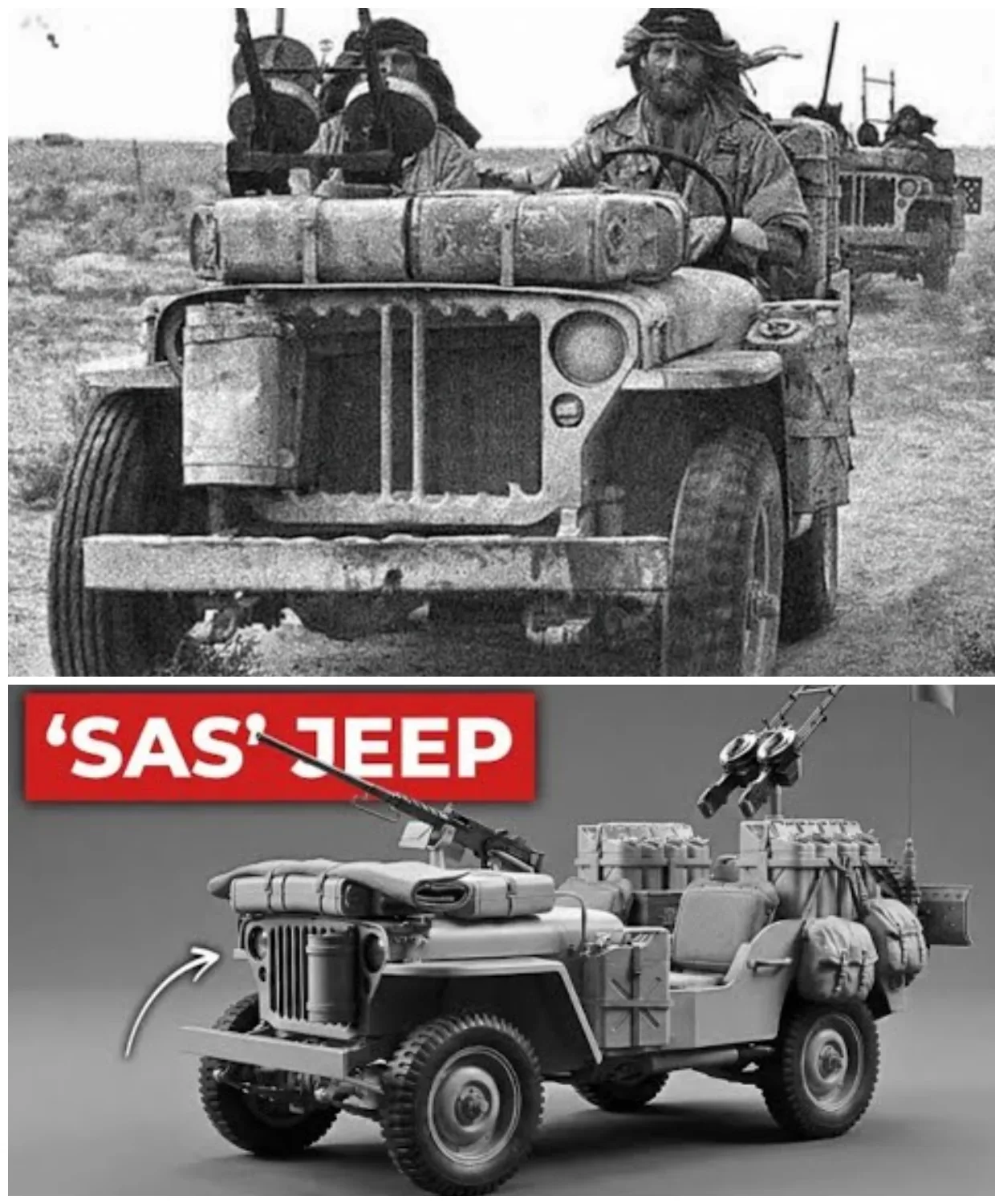 The ‘Overloaded’ British Jeep That Let 4 Men Destroy An Entire German Airfield