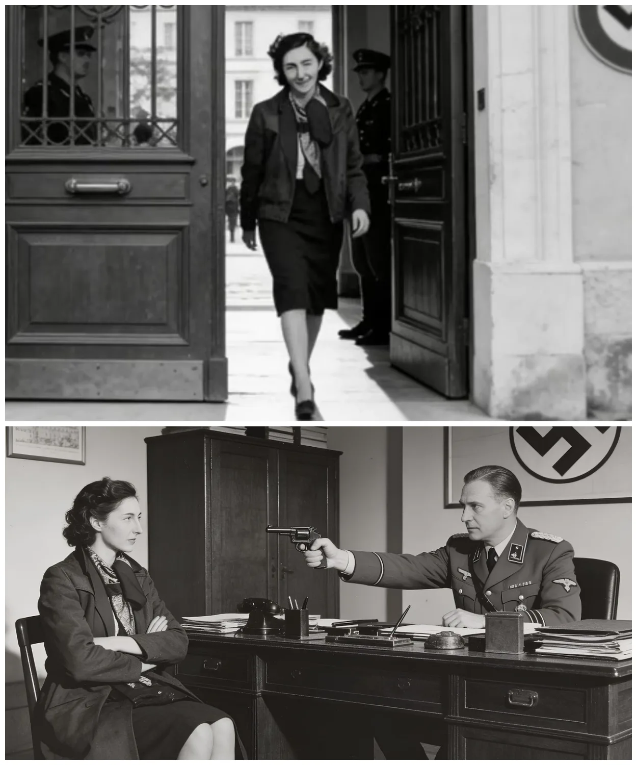 Germans Gave 3 Hours to Execute Her Commander — She Walked In Alone and Saved Him With One Lie