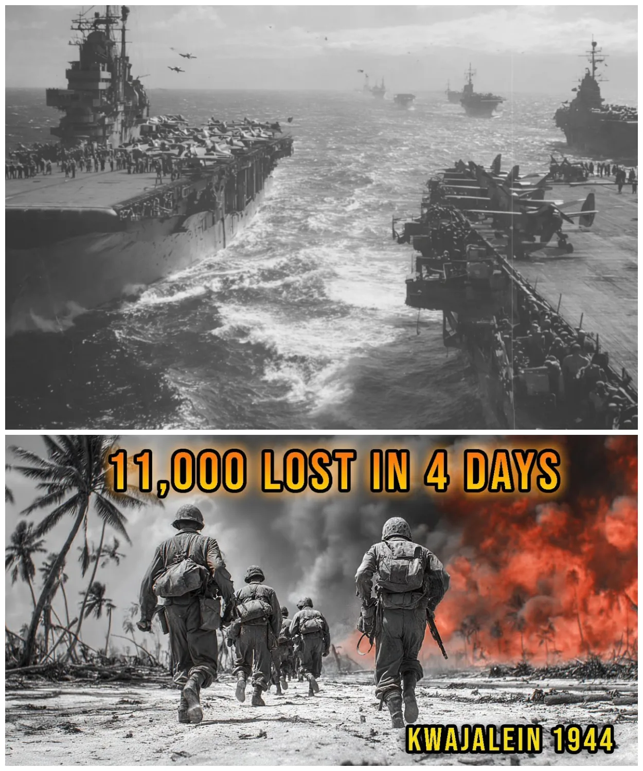 11,000 Japanese Soldiers Lost in 4 Days — Fall of Kwajalein 1944