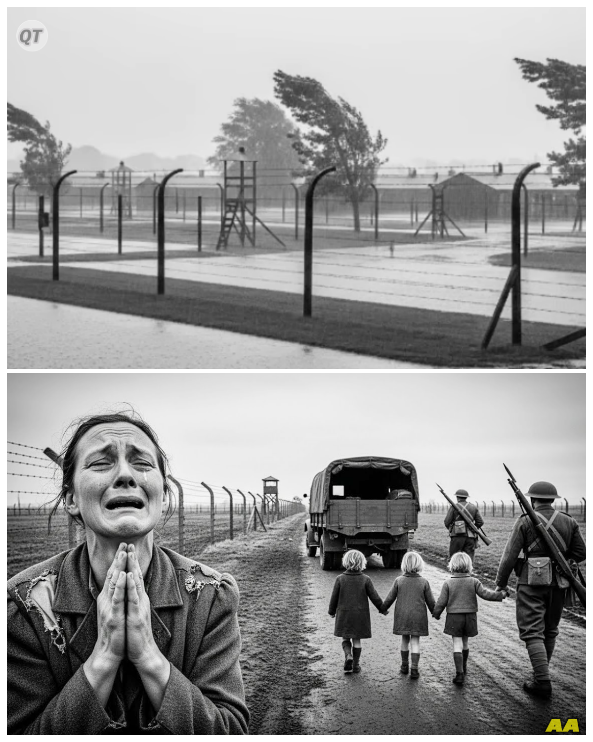 German POW Mother Watched British Soldiers Take Her 3 Children Away — What Happened 2 Days Later-ZZ