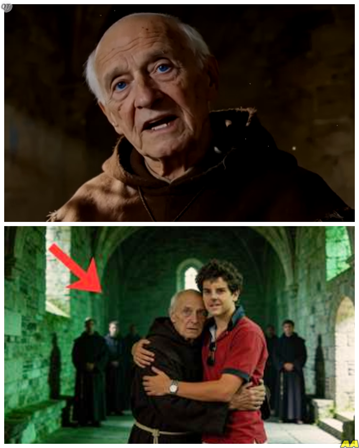 In Ireland the Monastery Was Already Whispering About the Marked Monk No One Wanted to Sit Near Him at Meals No One Wanted to Speak His Name Until Carlo Acutis Walked Straight Through the Awkward Silence and Hugged Him in Front of Everyone and Exactly 3 Days Later the Entire Monastery Fell Into a Silence So Heavy the Brothers Still Refuse to Describe What Changed -KK Witnesses say the moment felt almost reckless because the monk had been quietly avoided for weeks as rumors circled the cloisters like restless shadows. Yet the young believer ignored every warning and embraced him calmly in the center of the courtyard. What happened during the following three days turned that simple gesture into a story the monastery now speaks about only in careful whispers. The full story is in the comments below.