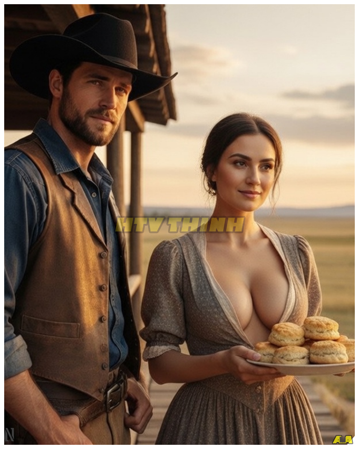 The first thing people noticed about Caleb Boone was his size. The second thing they noticed was how quiet he was. At six-foot-six and built like a mountain, the giant cowboy rarely spoke more than a few words to anyone in town. And for ten long years, no one had ever seen him smile. Ever since the day his wife died in a winter accident, Caleb had turned into a ghost of a man. He worked his ranch alone. He ate alone. He spoke to no one except his horses and the wind that rolled across the plains.