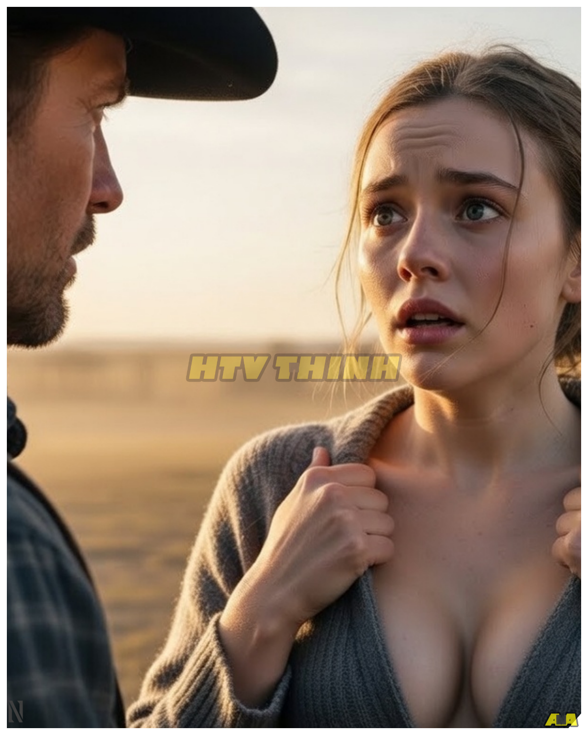 The girl’s voice was barely louder than the wind. “I’m too young to be a wife.” She stood in the doorway of the barn, trembling, her hands clutching the torn edge of a faded shawl. Dust swirled through the evening air as the tall cowboy in front of her slowly lowered the bucket he had been carrying. Ethan Cole had spent most of his life alone on the far edge of Texas territory, where the prairie stretched farther than most men were willing to ride.