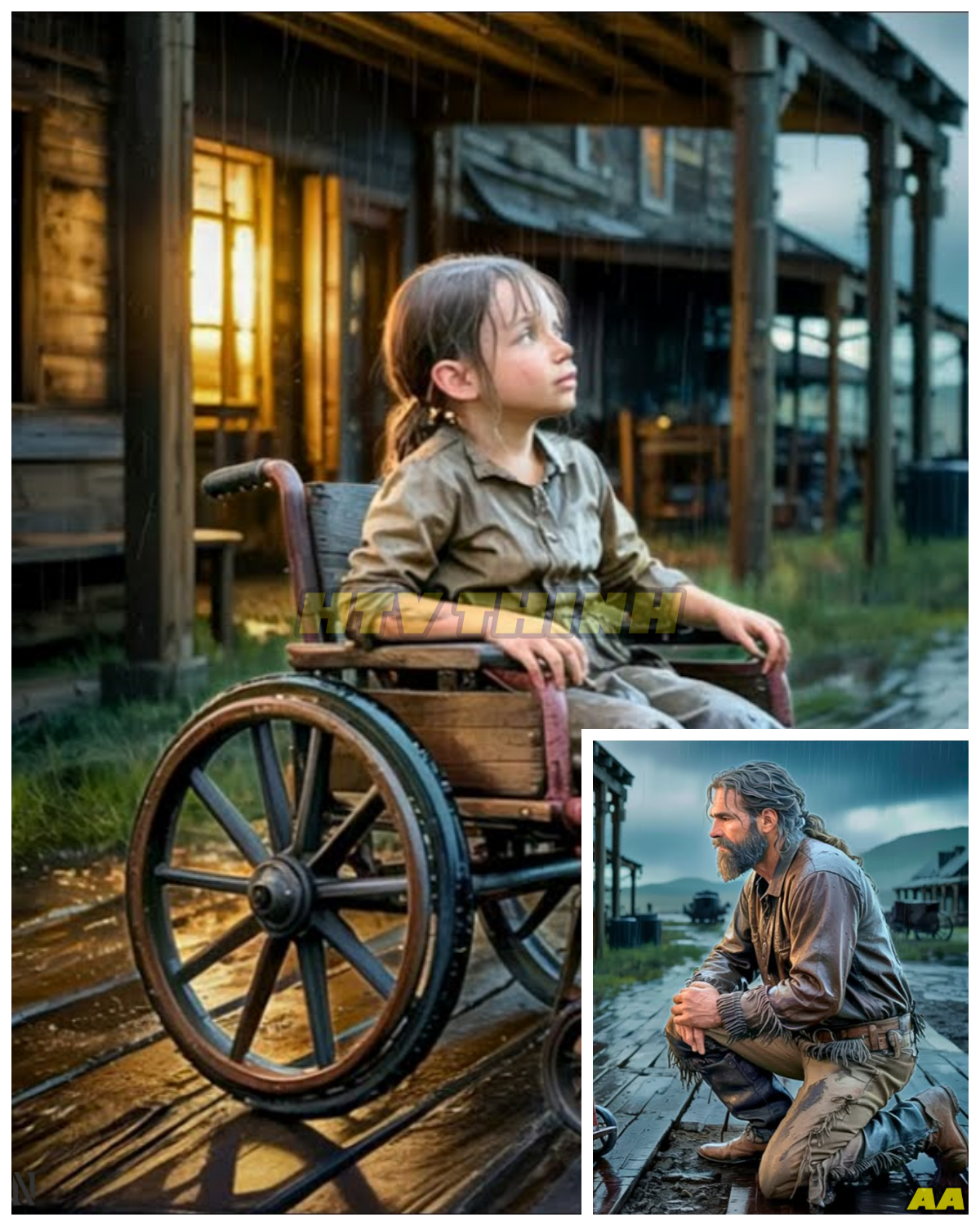 “Come With Me”—Mountain Man Found a Paralyzed Little Girl at the Trading Post, Then Took Her Home