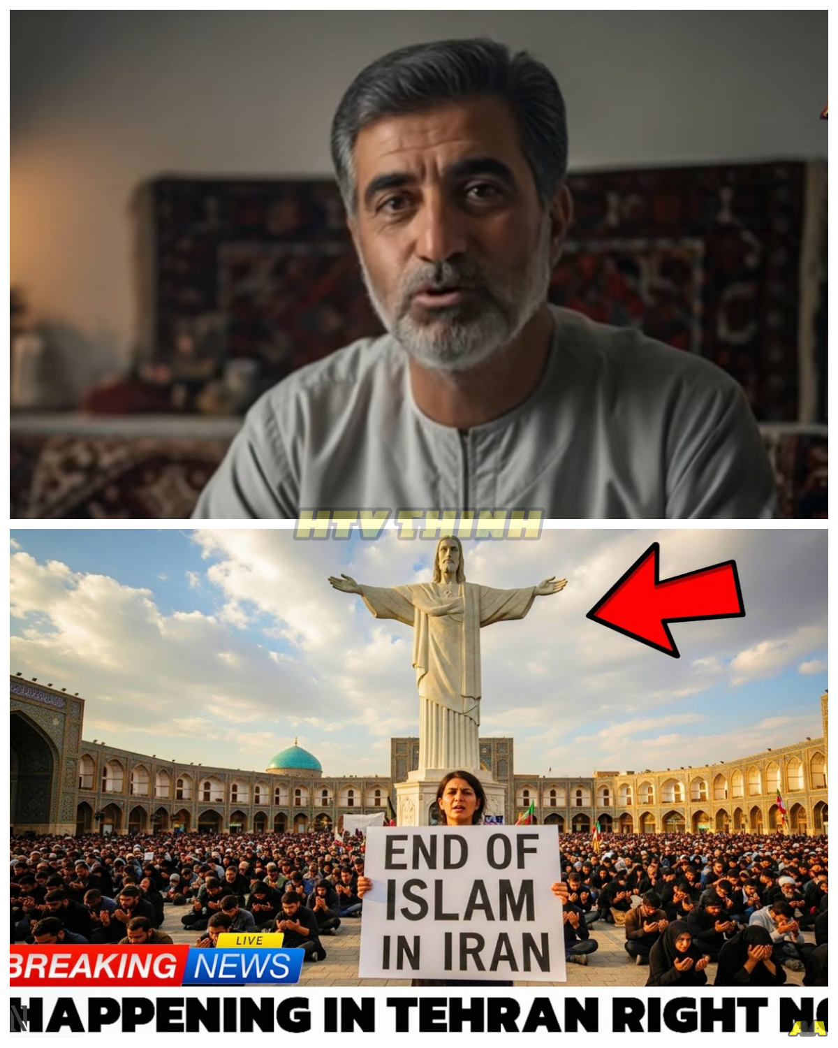 MIRACLE IN IRAN: Millions Convert to Christianity in Tehran After Ali Khamenei’s Death