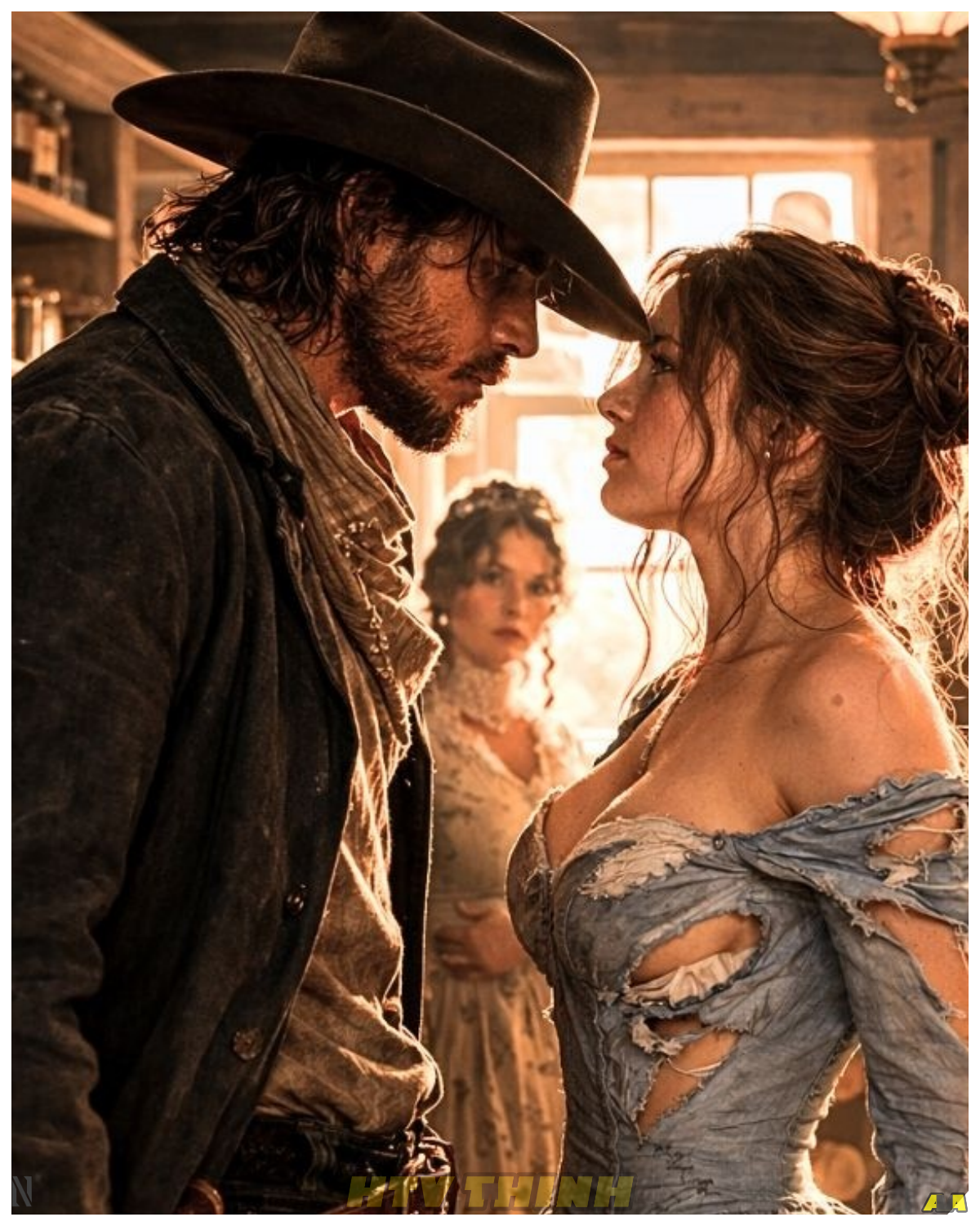 “They Laughed at Her Ragged Dress—Until the Cowboy Stood Up and Claimed, ‘She’s the Queen!’”