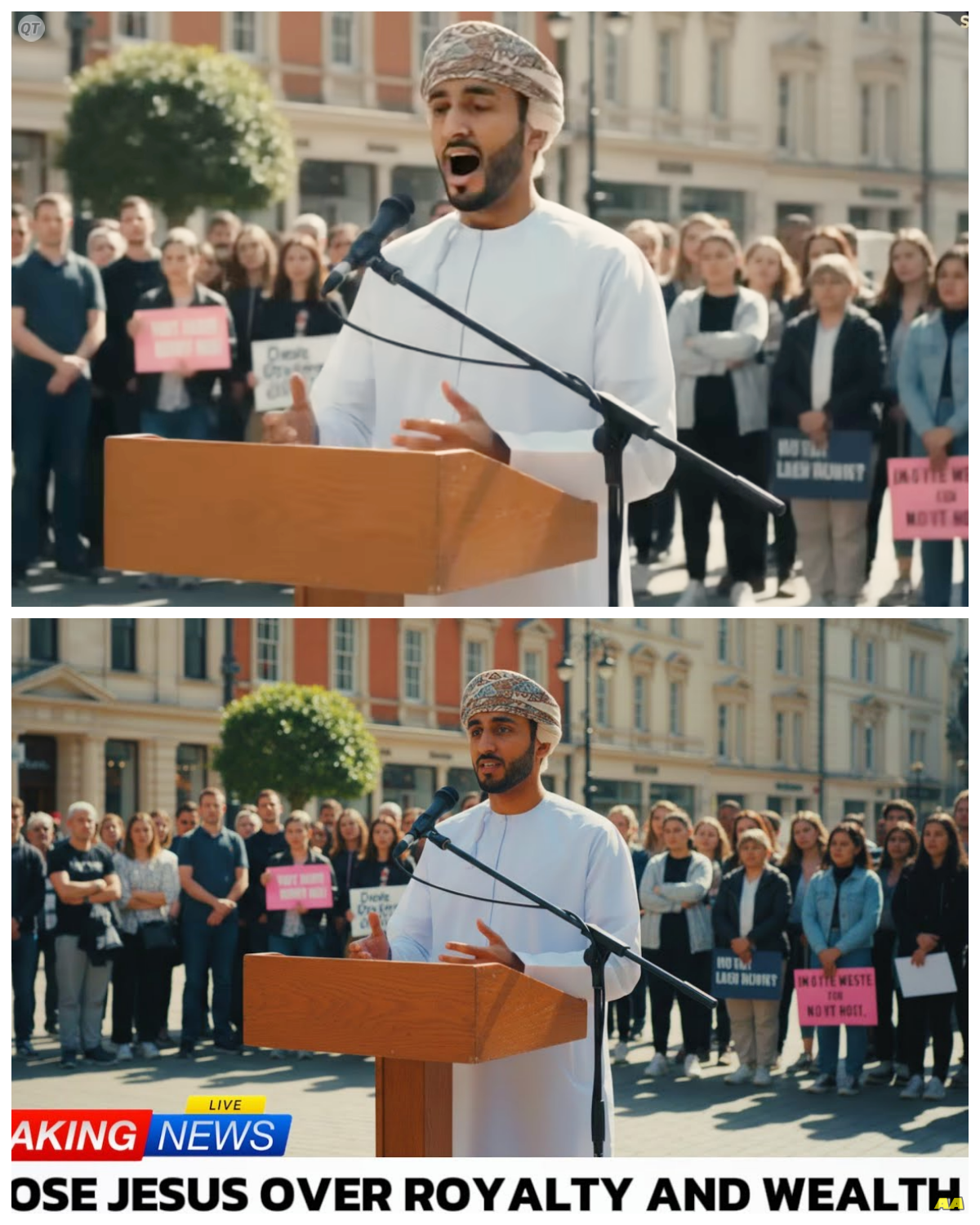Thousands Watch LIVE as Omani Royal Prince Publicly Chooses Jesus Over Islam and Royalty